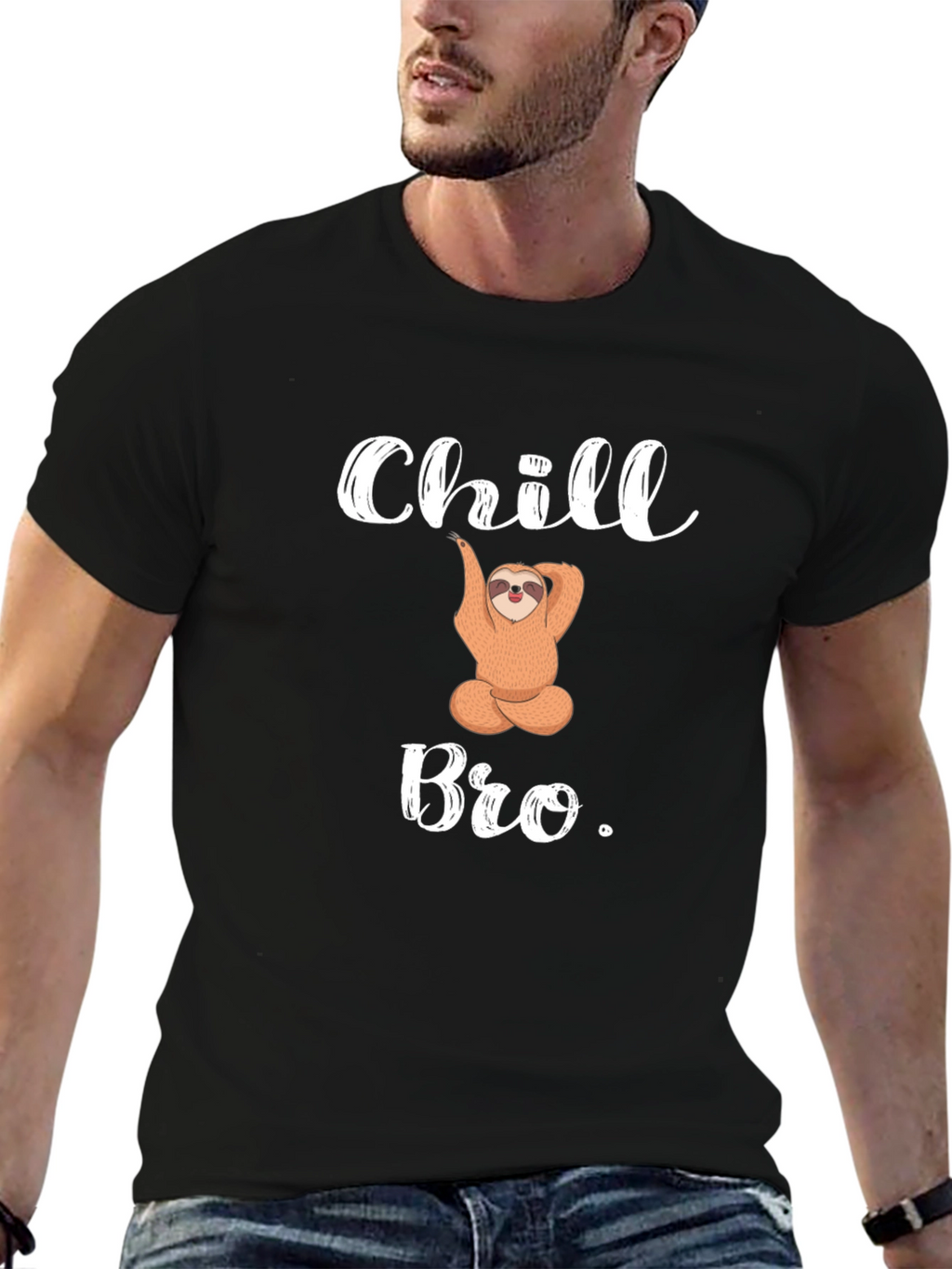 Chill Bro Sloth T-Shirt - Relaxed Vibe Tee