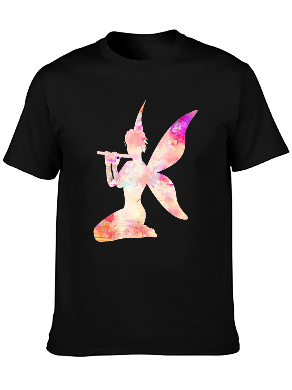 Fairy Flute Black T-Shirt