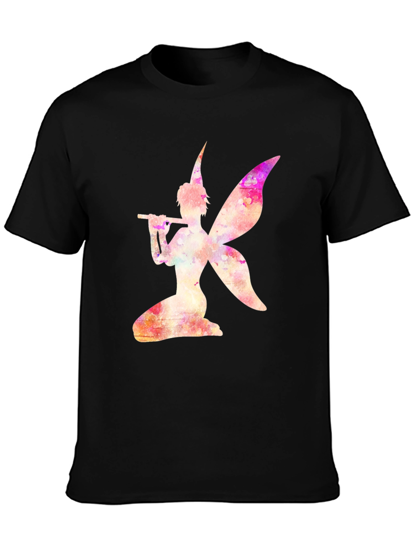 Fairy Flute Black T-Shirt