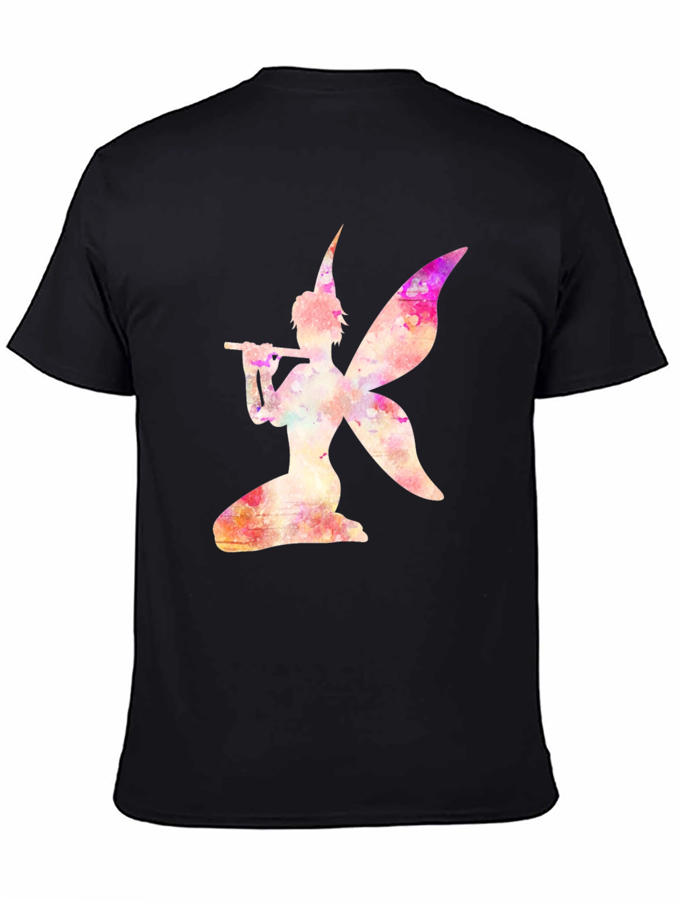 Fairy Flute Black T-Shirt