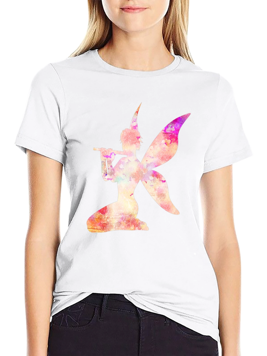 Fairy Flute Black T-Shirt