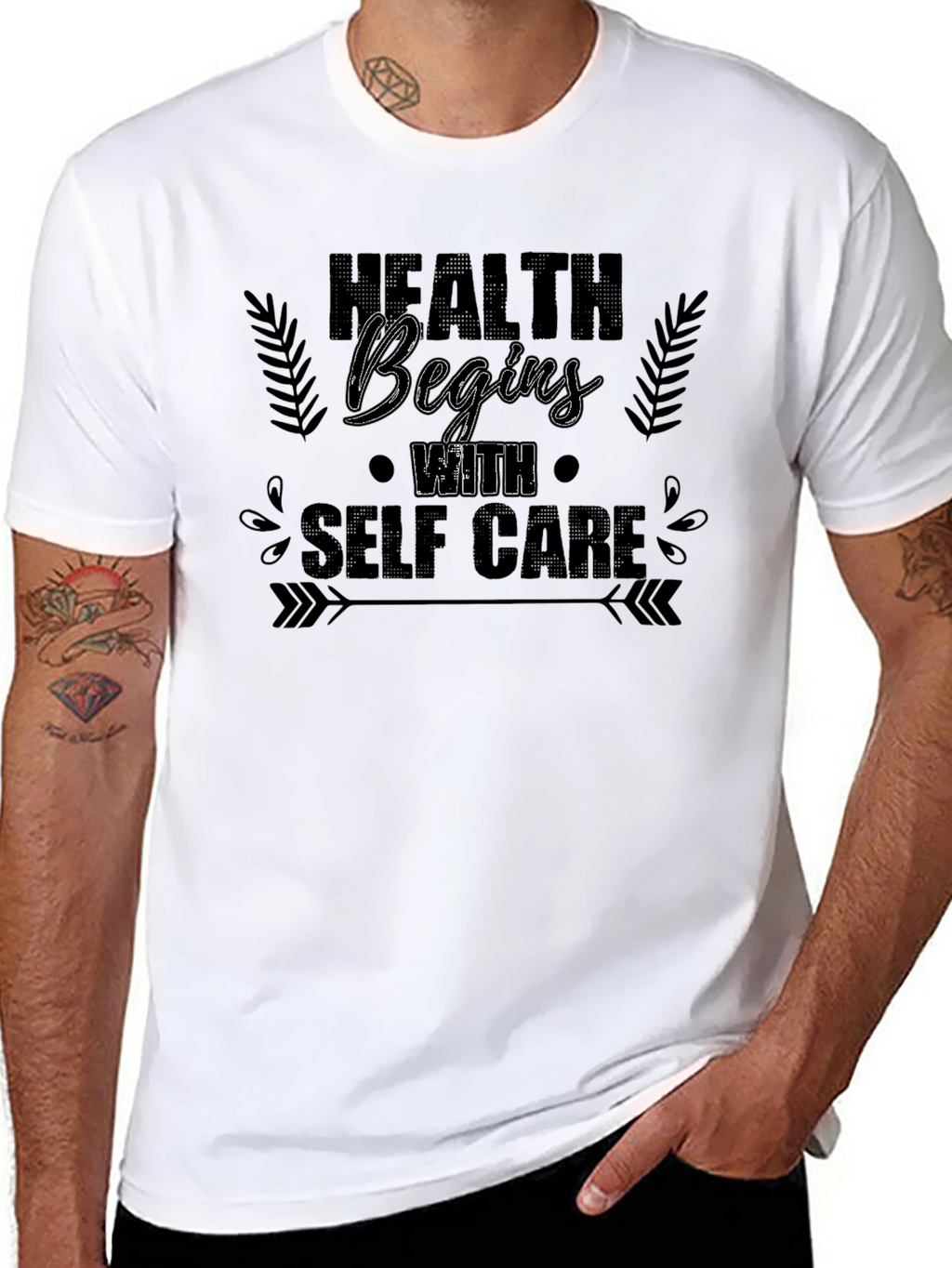 Health Begins With Self Care T-Shirt