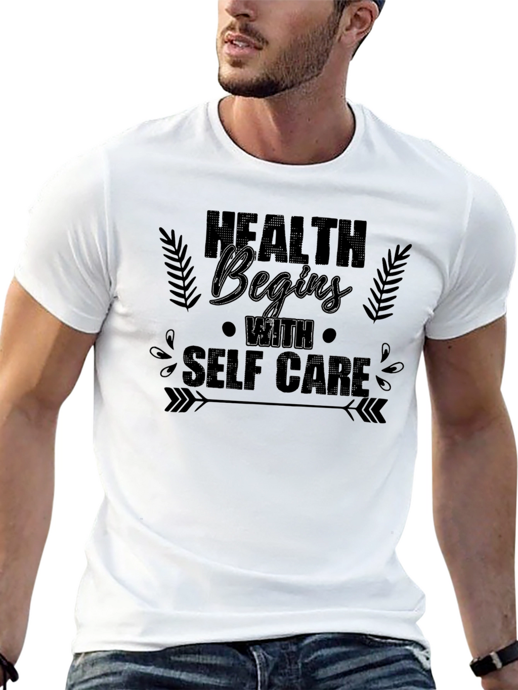 Health Begins With Self Care T-Shirt