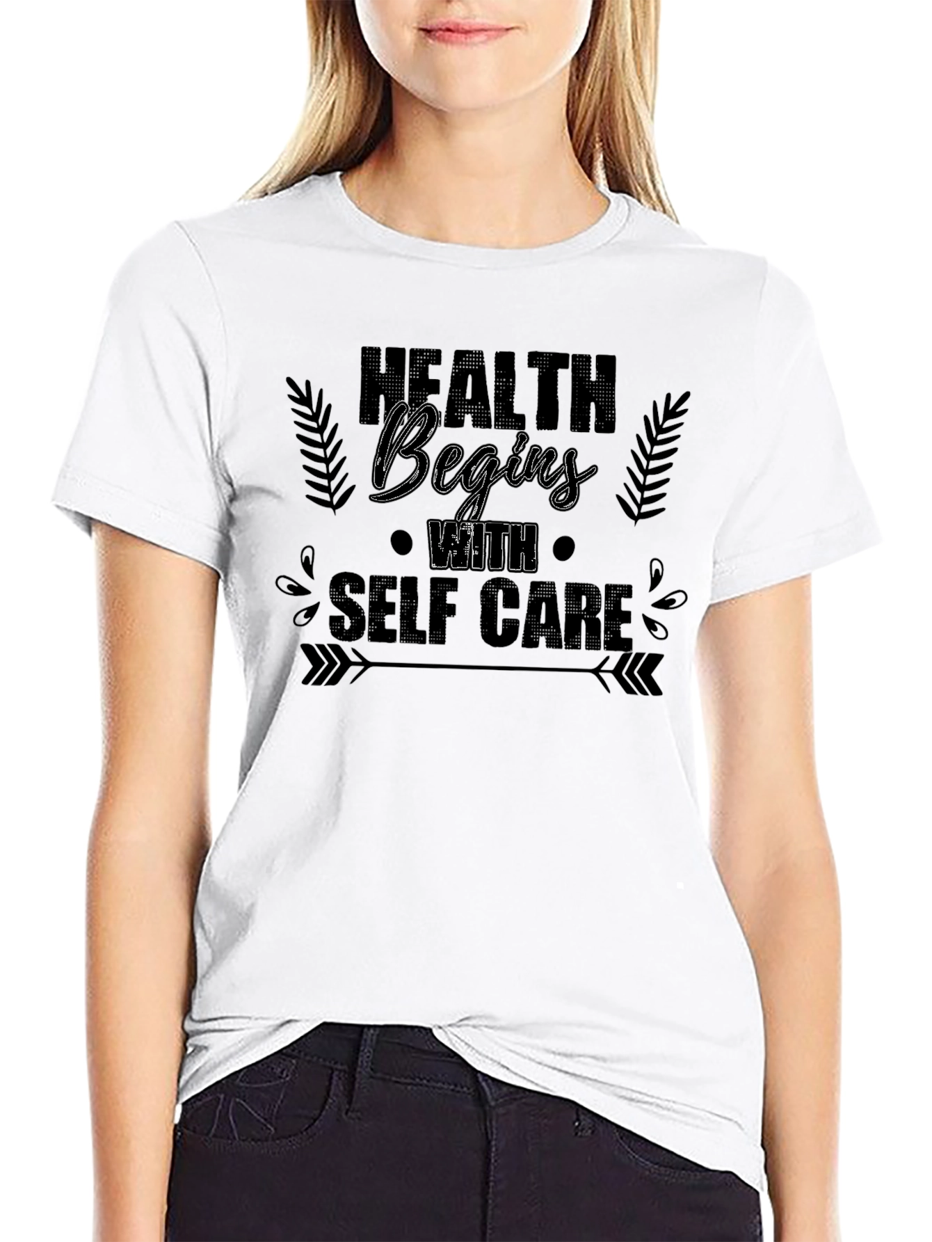 Health Begins With Self Care T-Shirt