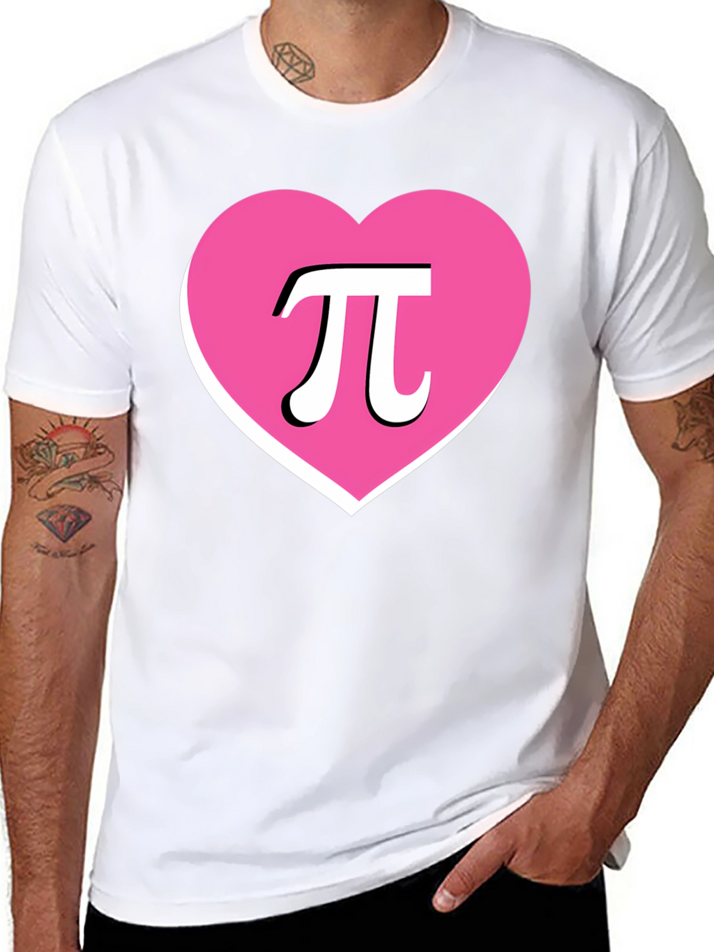 Math Lovers Pi Heart T-Shirt