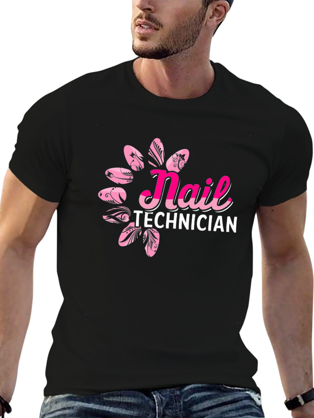 Nail Technician Graphic Tee - Stylish Salon Apparel
