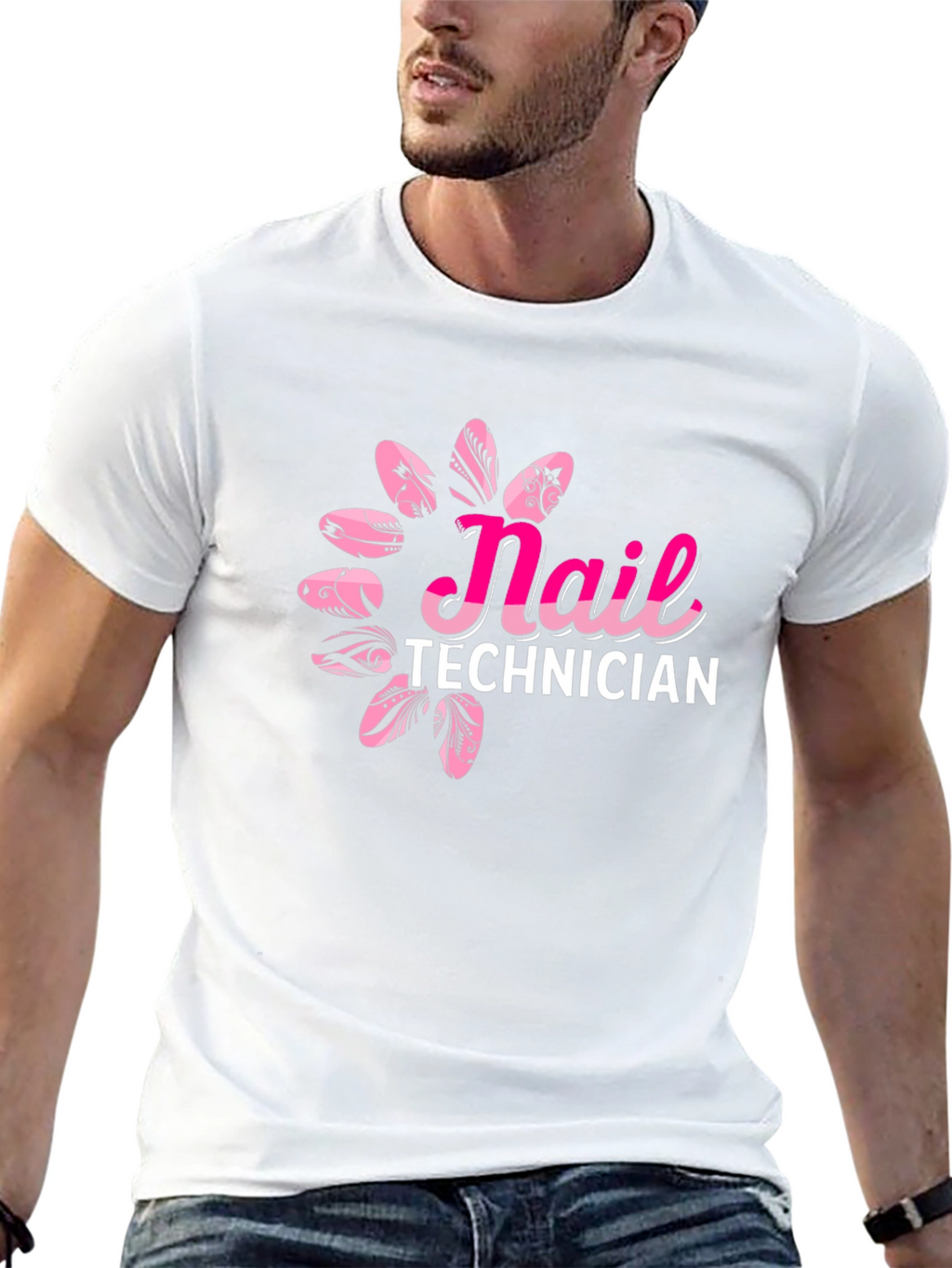 Nail Technician Graphic Tee - Stylish Salon Apparel