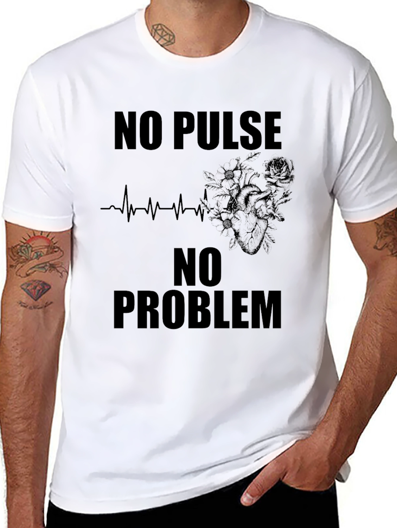 No Pulse No Problem Graphic Tee