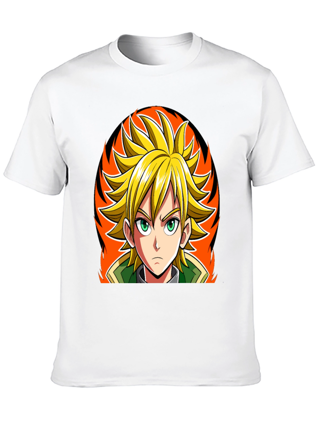 Anime Character Graphic Black T-Shirt