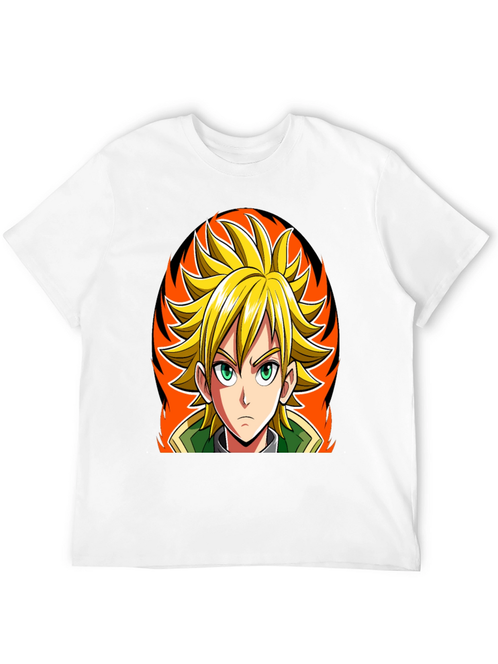 Anime Character Graphic Black T-Shirt