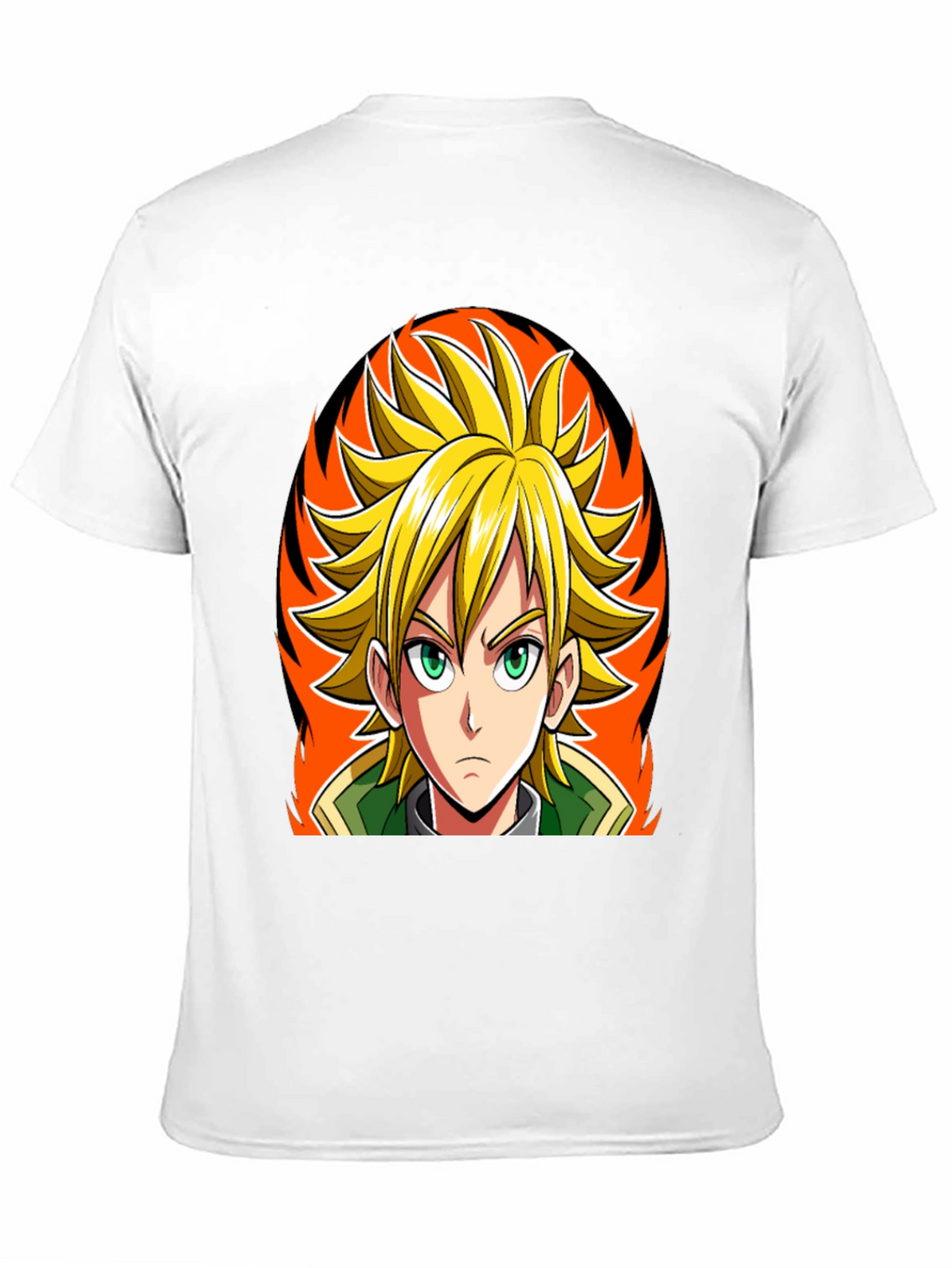 Anime Character Graphic Black T-Shirt