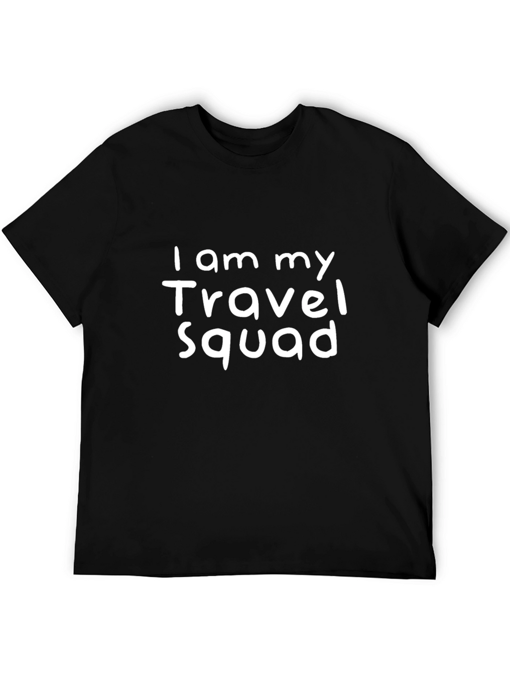 I am my Travel Squad Black T-Shirt