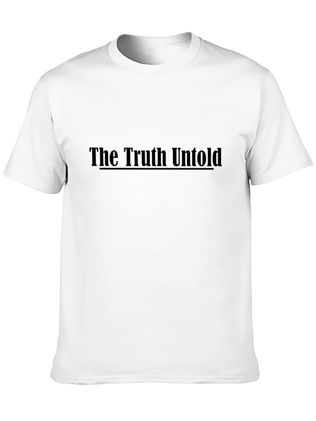 The Truth Untold Black Graphic Tee