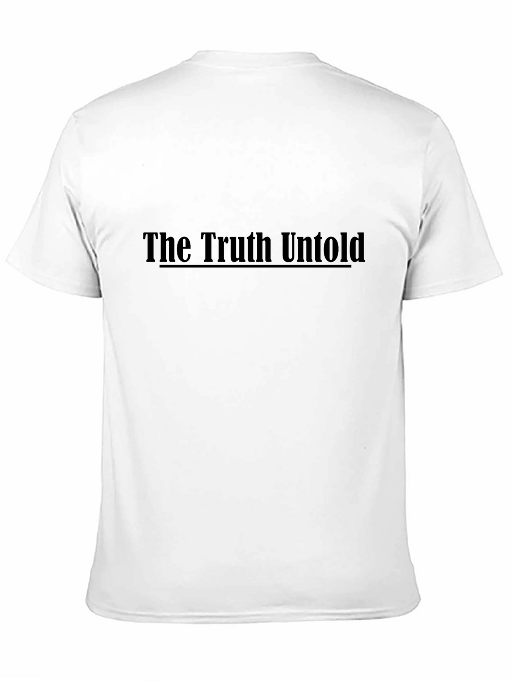 The Truth Untold Black Graphic Tee