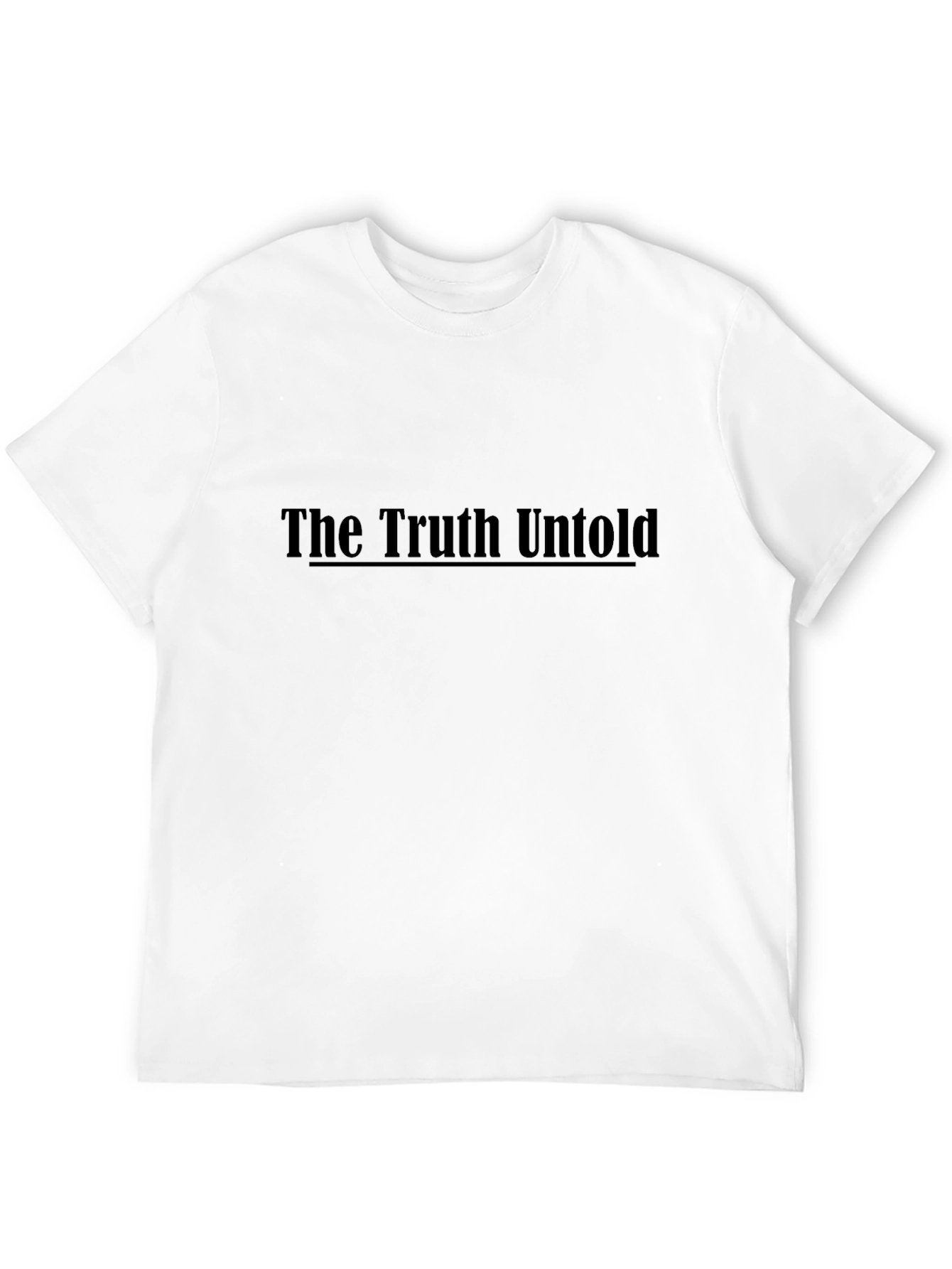 The Truth Untold Black Graphic Tee