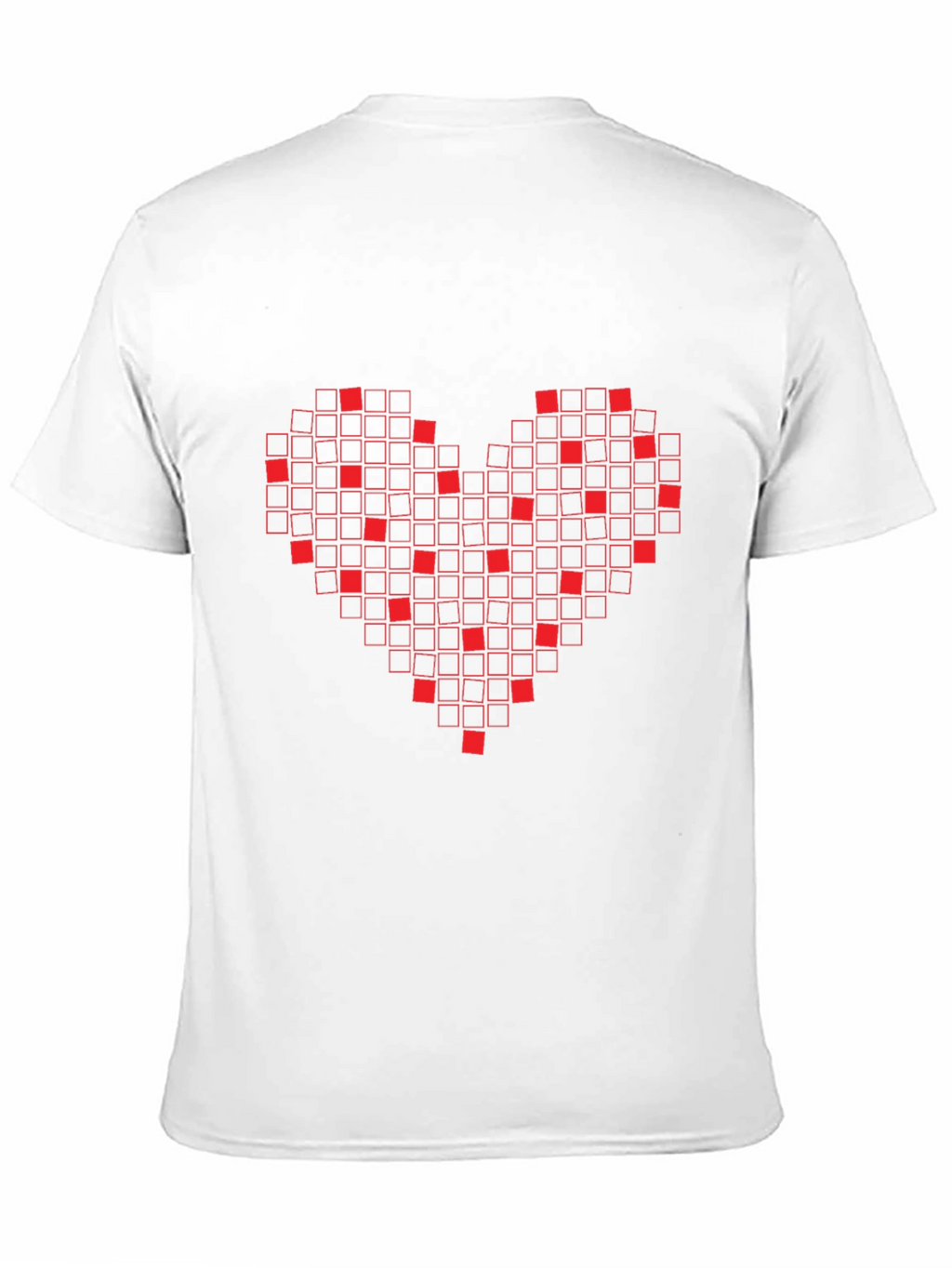 Pixel Heart Graphic T-Shirt - Black