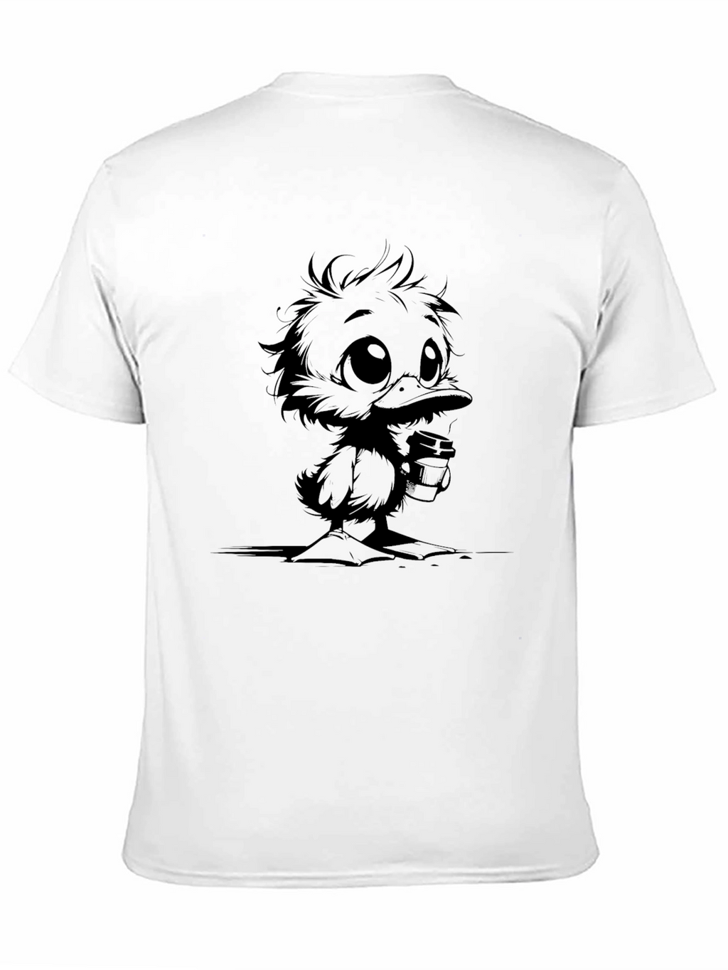 Duckling Coffee Black T-Shirt - Stylish & Unique