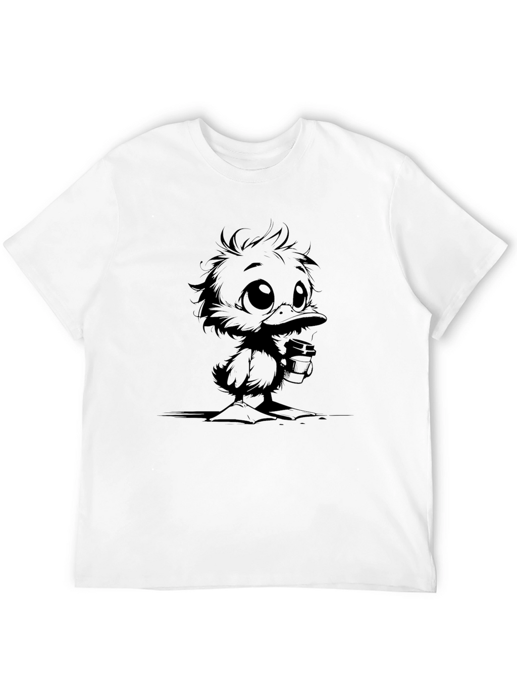 Duckling Coffee Black T-Shirt - Stylish & Unique