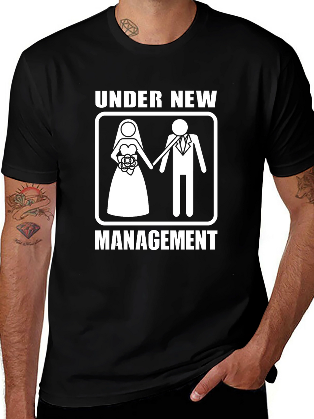Under New Management Wedding T-Shirt