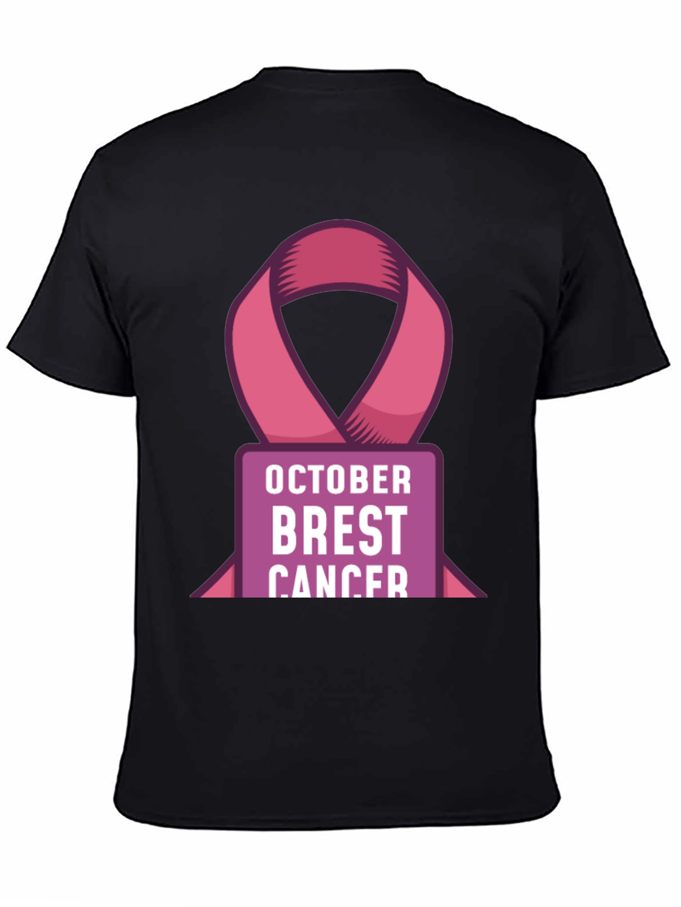 October Breast Cancer Awareness Ribbon T-Shirt