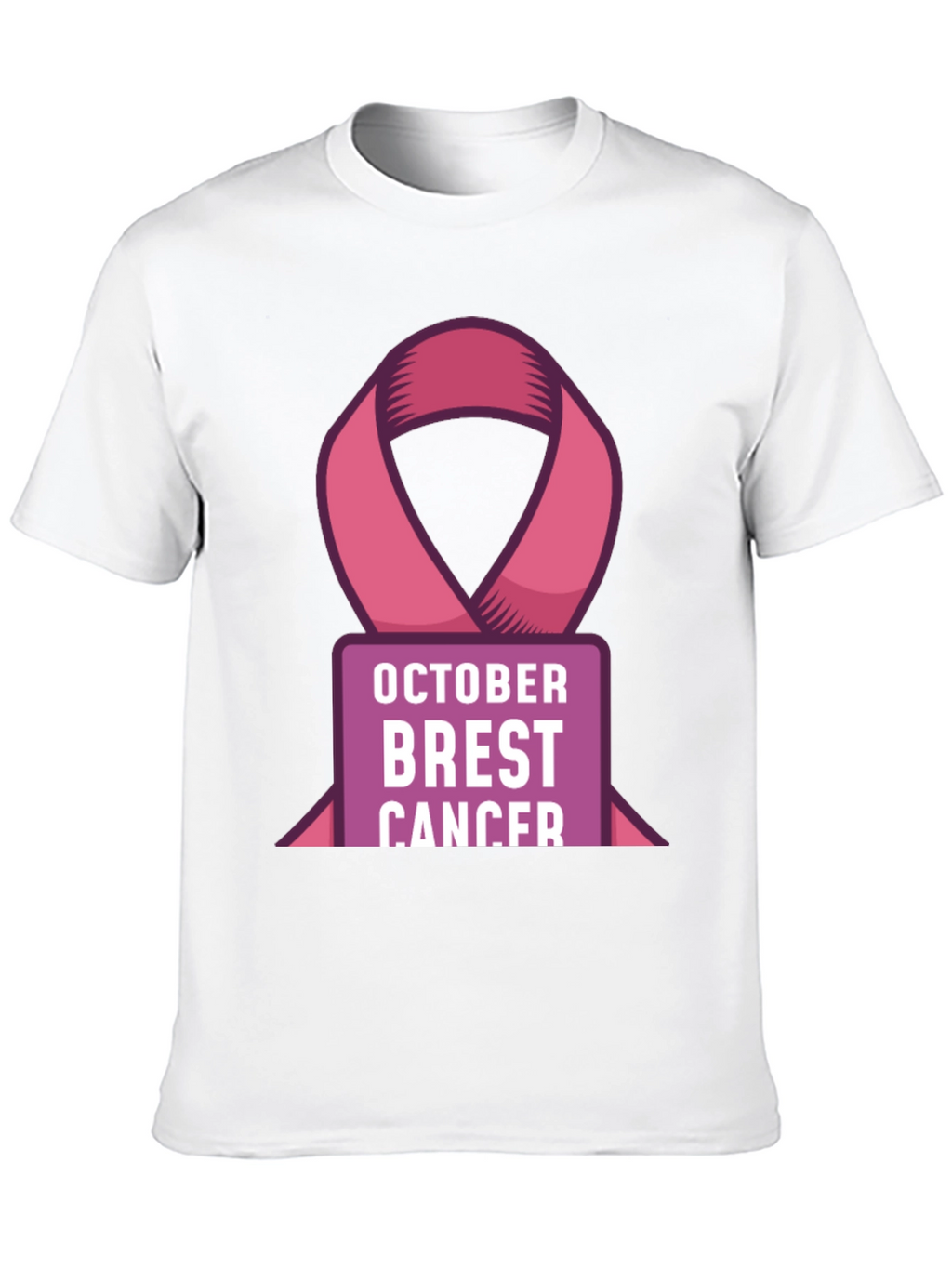 October Breast Cancer Awareness Ribbon T-Shirt