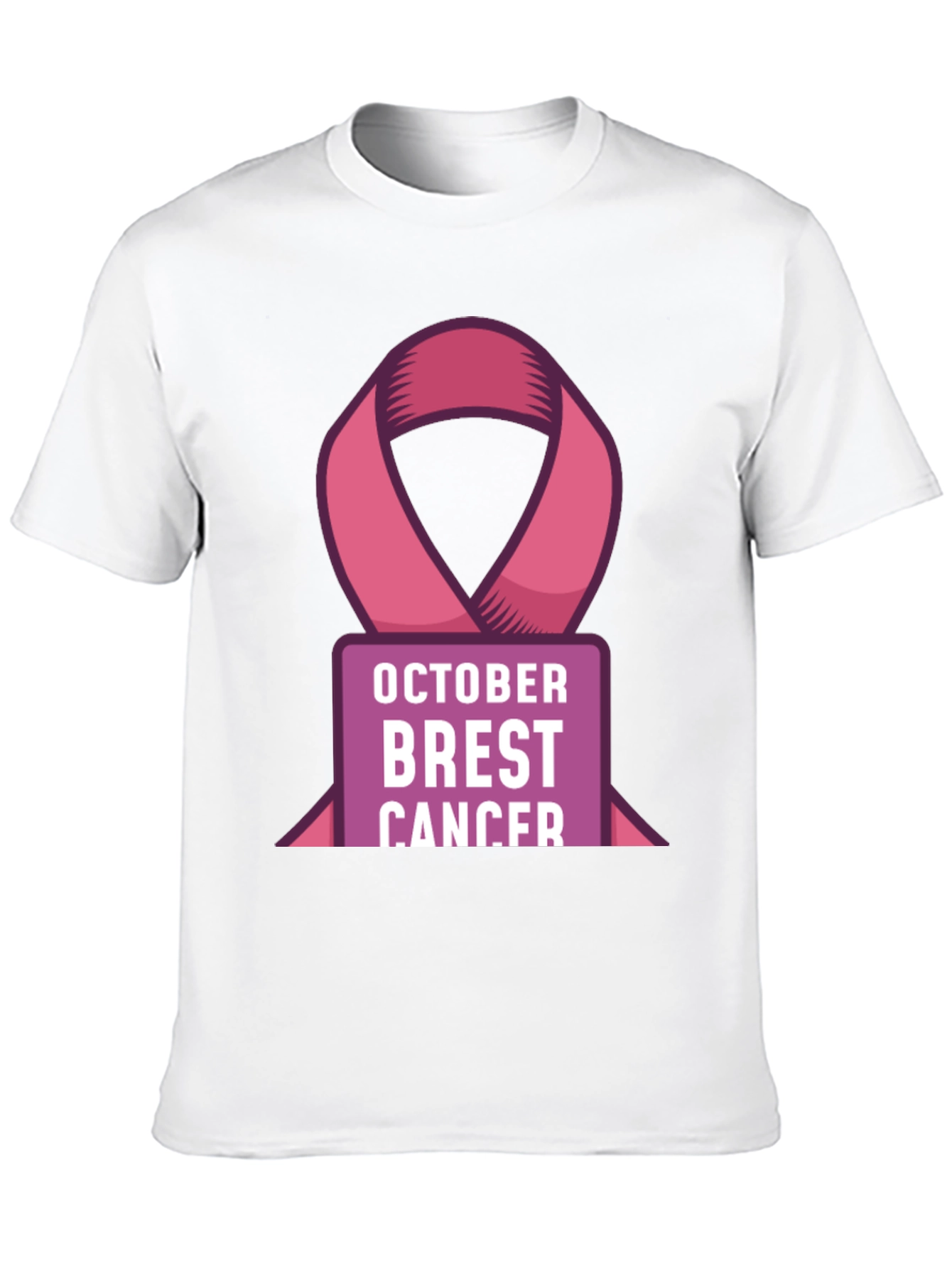October Breast Cancer Awareness Ribbon T-Shirt