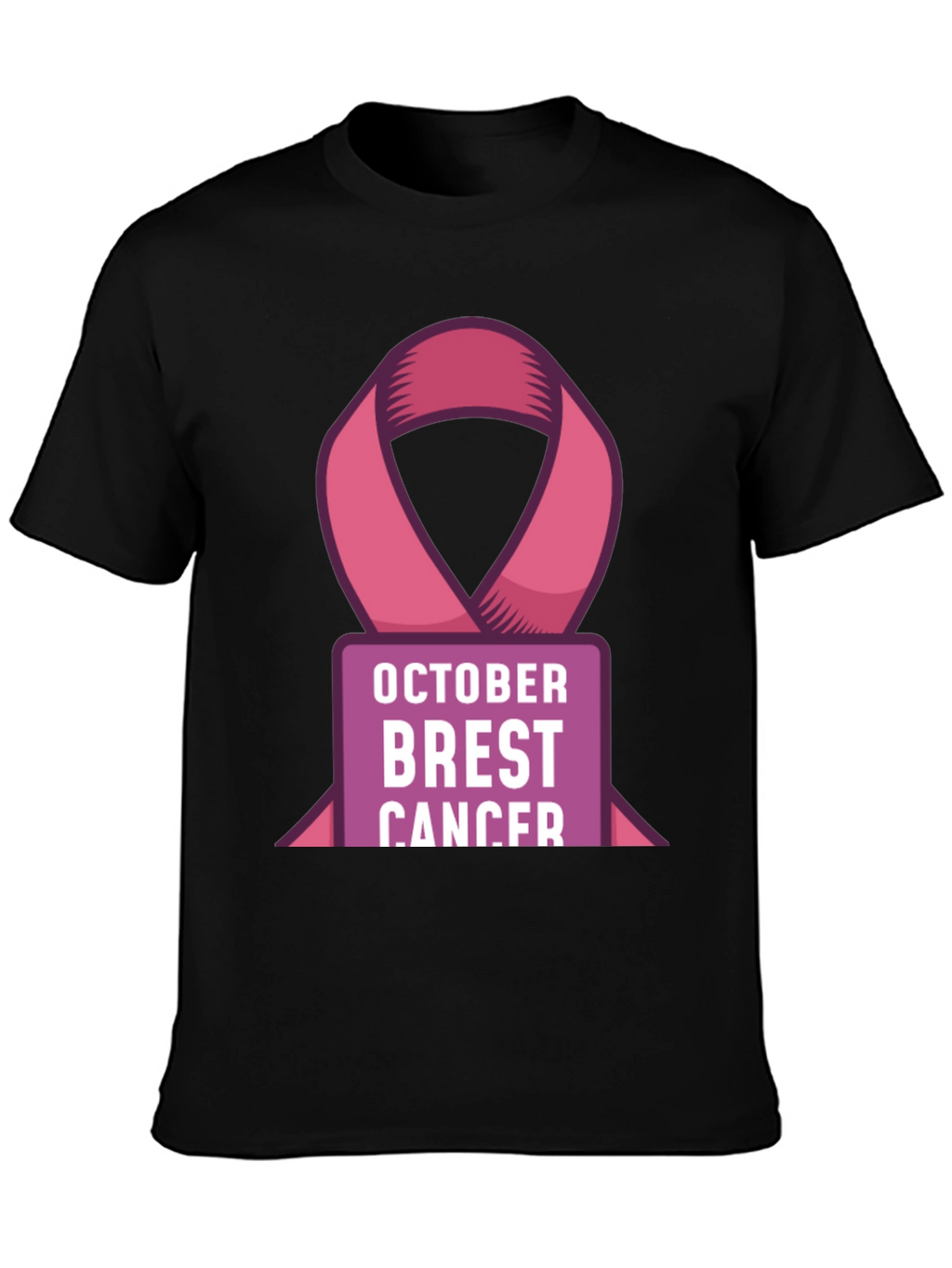October Breast Cancer Awareness Ribbon T-Shirt
