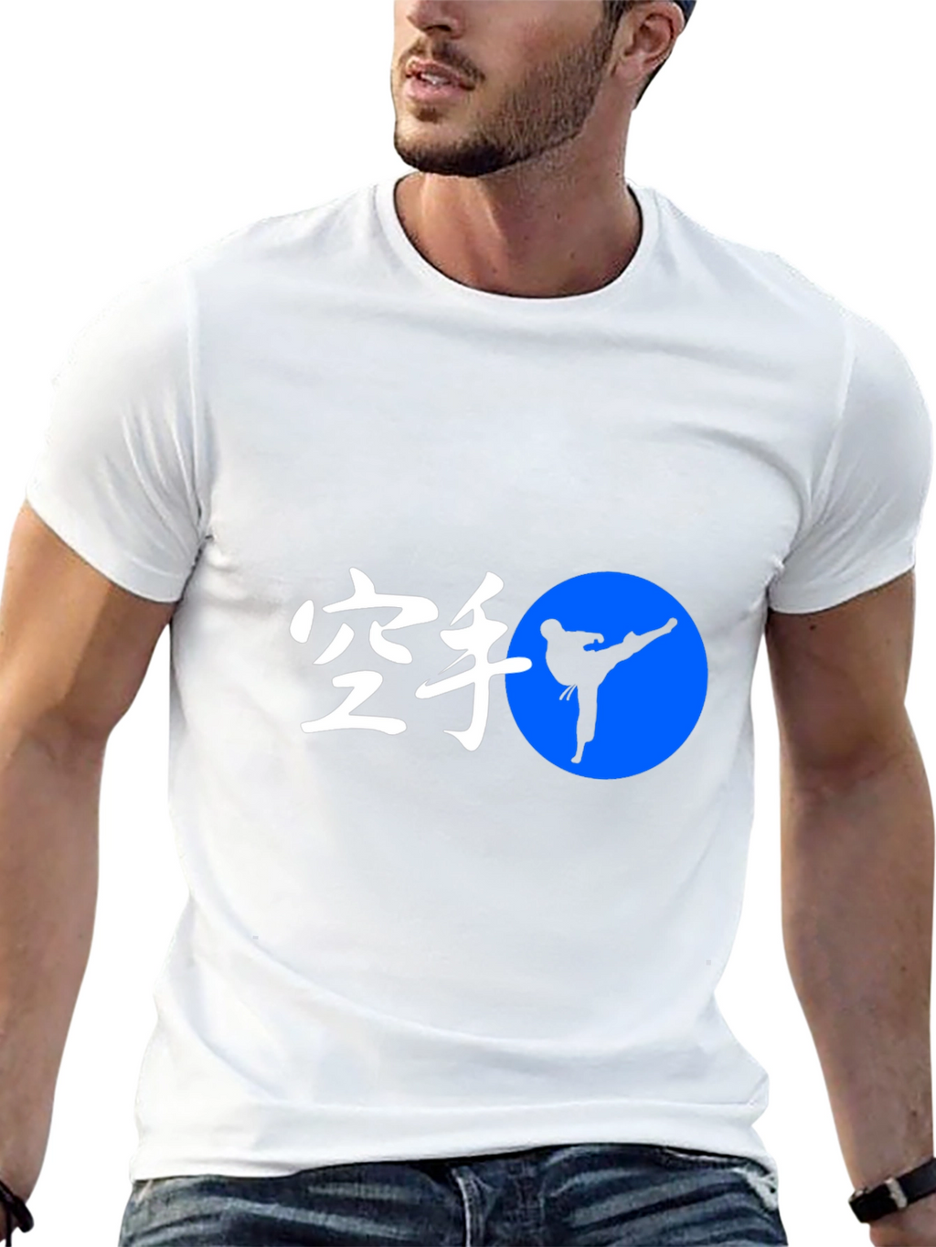 Karate Kick Graphic T-Shirt - Martial Arts Tee