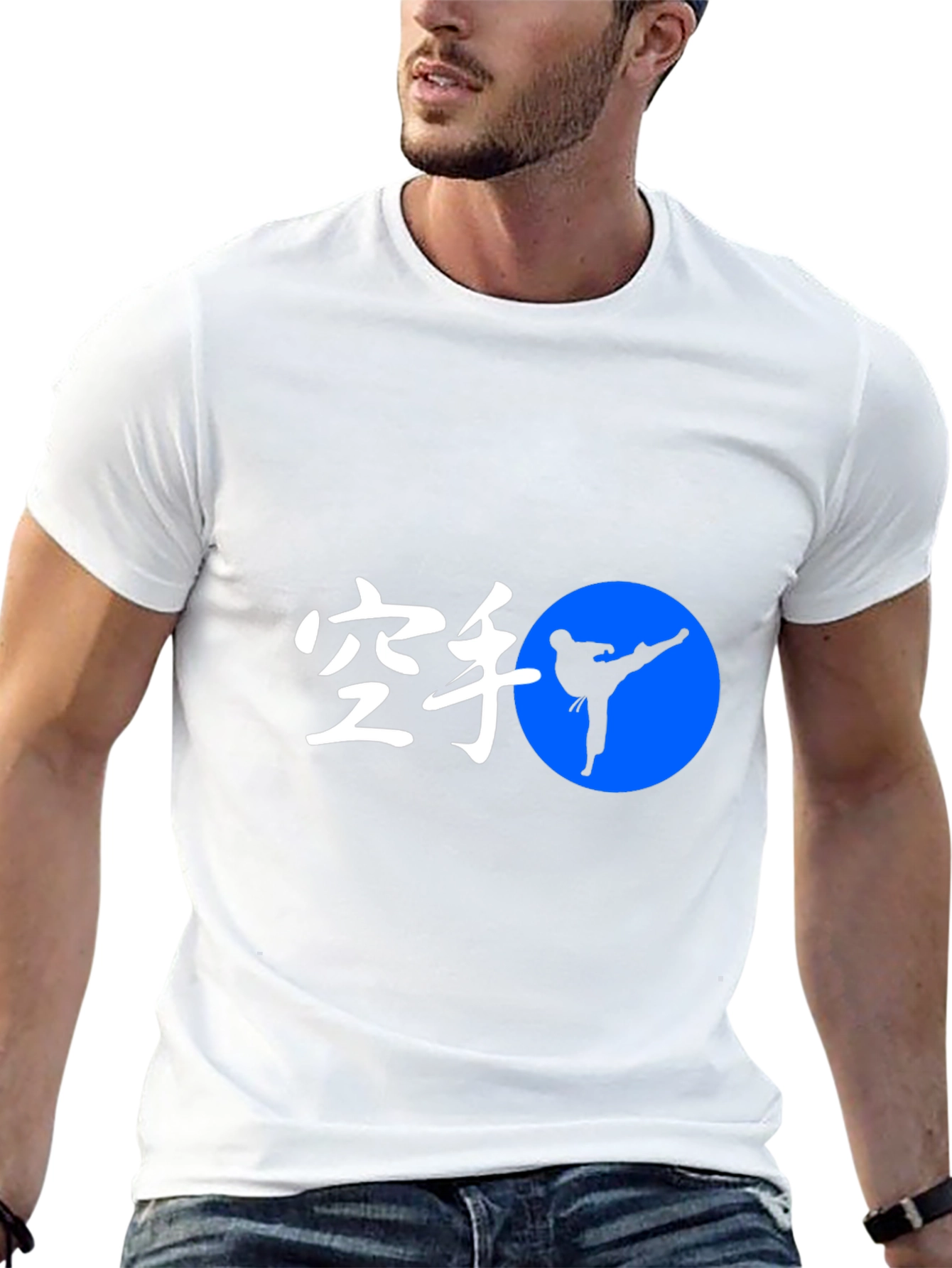 Karate Kick Graphic T-Shirt - Martial Arts Tee