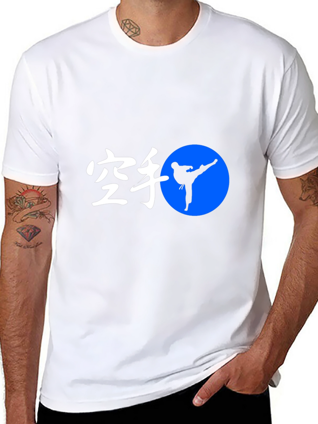 Karate Kick Graphic T-Shirt - Martial Arts Tee