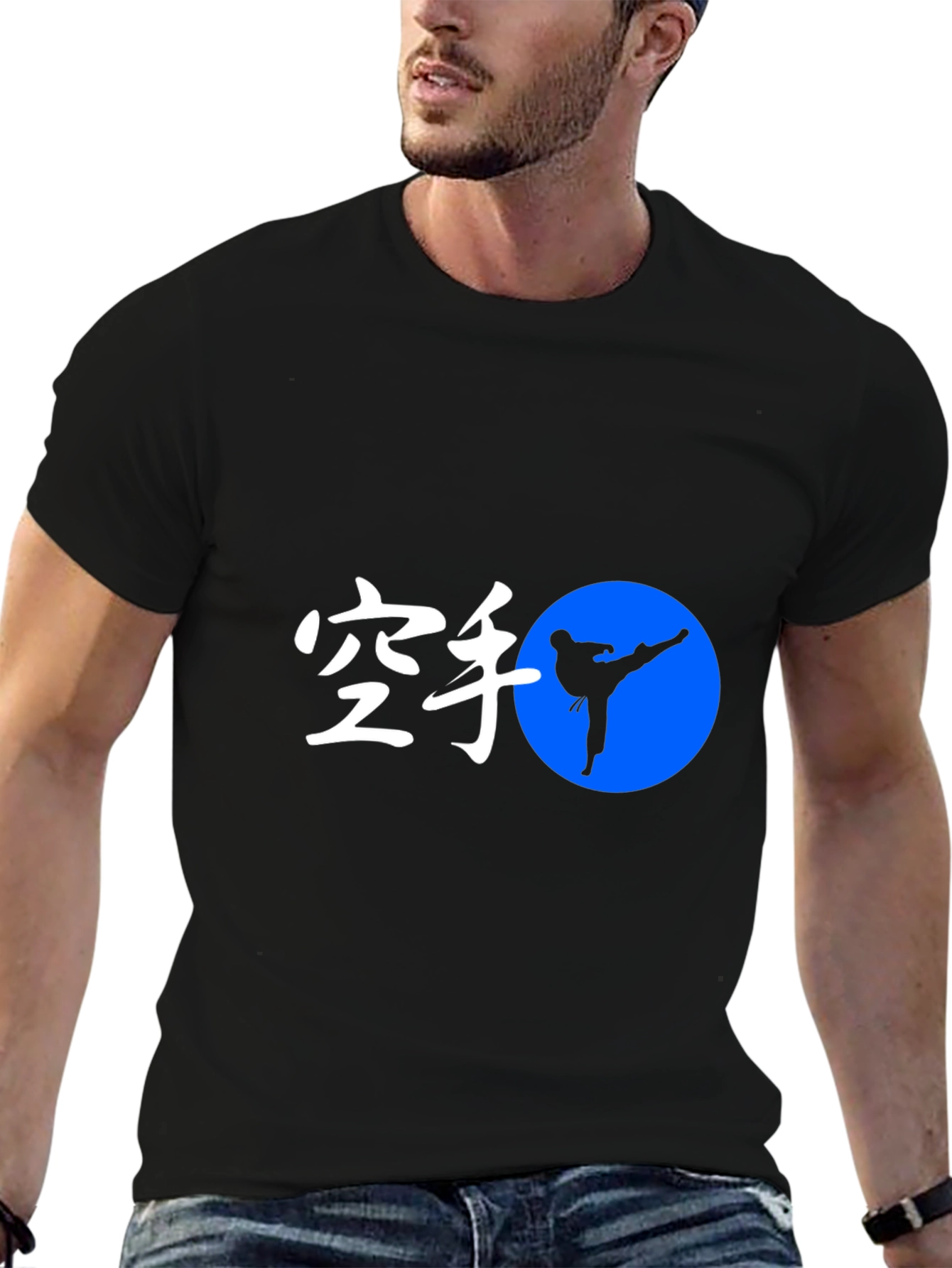 Karate Kick Graphic T-Shirt - Martial Arts Tee