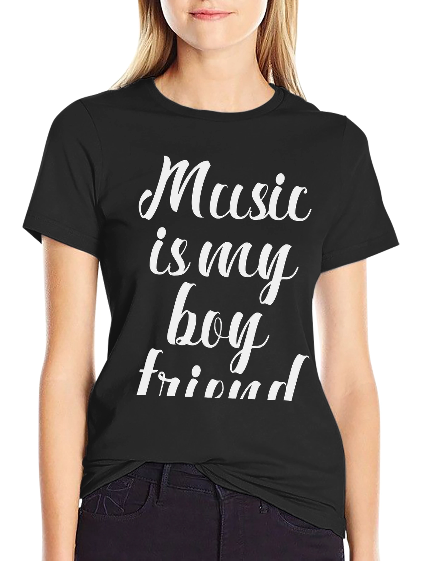 Music Is My Boyfriend Graphic Tee