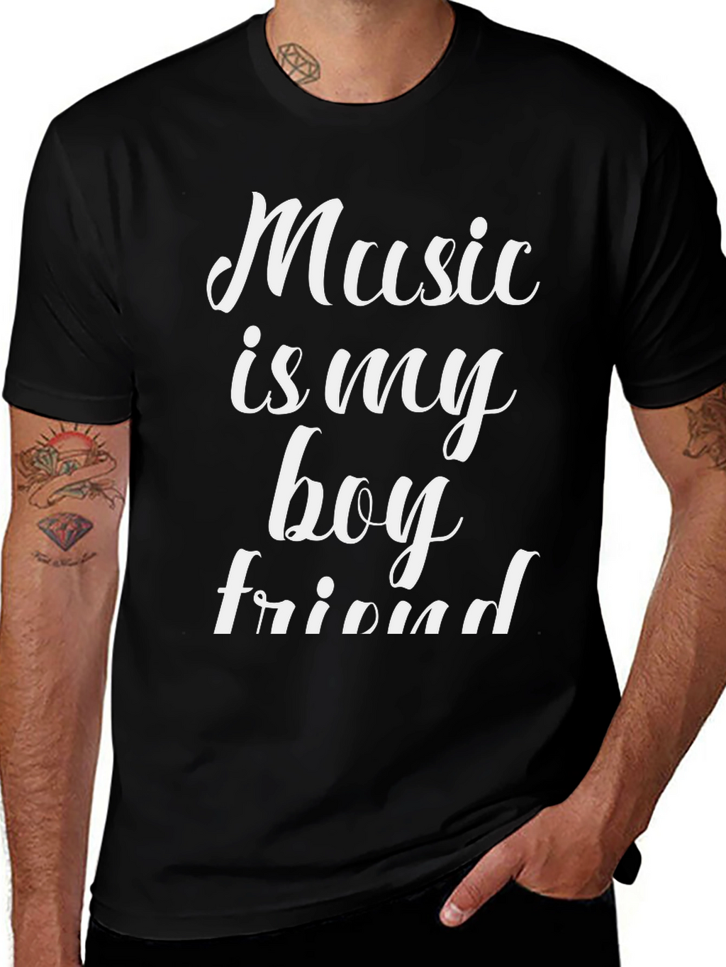 Music Is My Boyfriend Graphic Tee