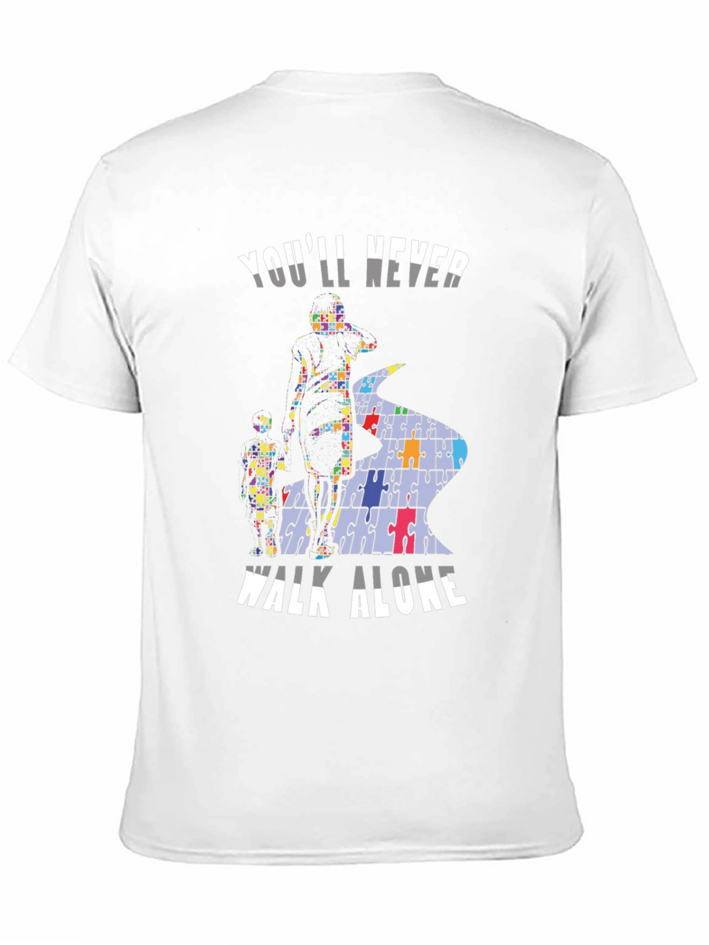 Autism Awareness T-Shirt - Youll Never Walk Alone