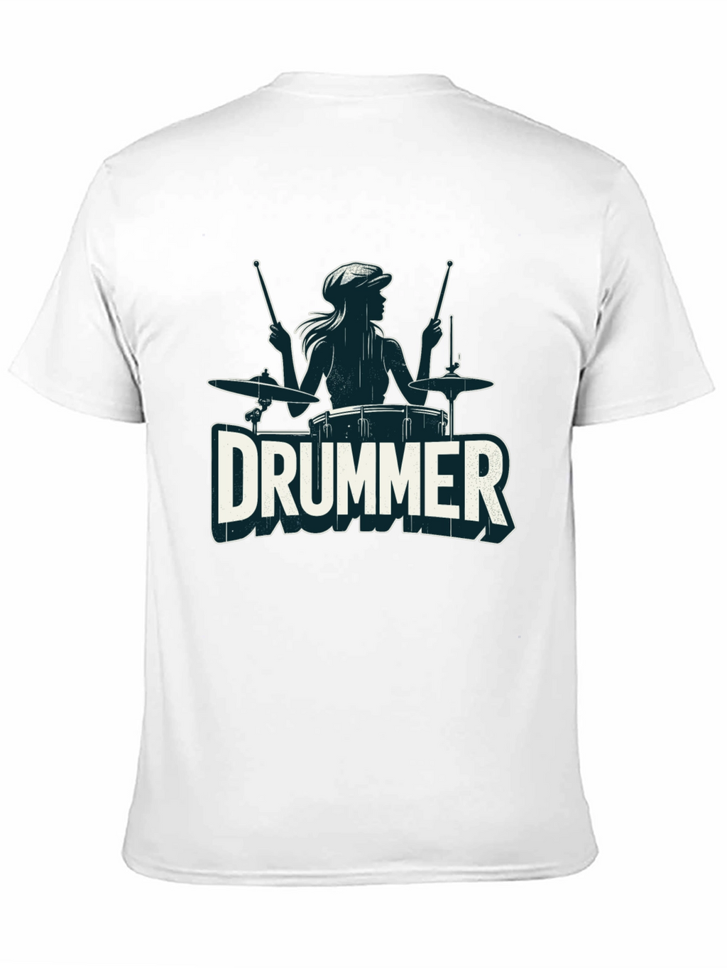 Drummer Girl T-Shirt - Music Lover Tee