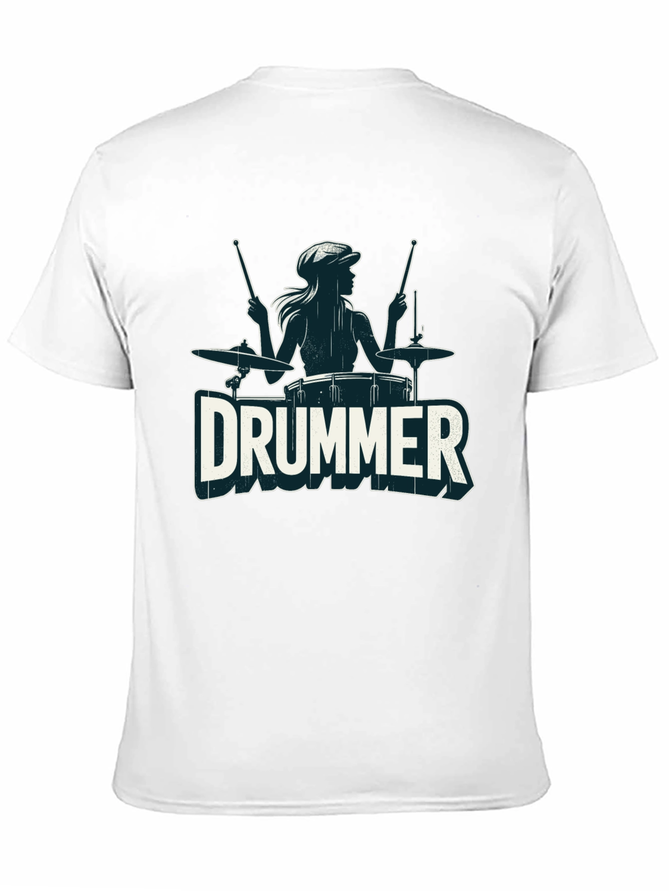 Drummer Girl T-Shirt - Music Lover Tee