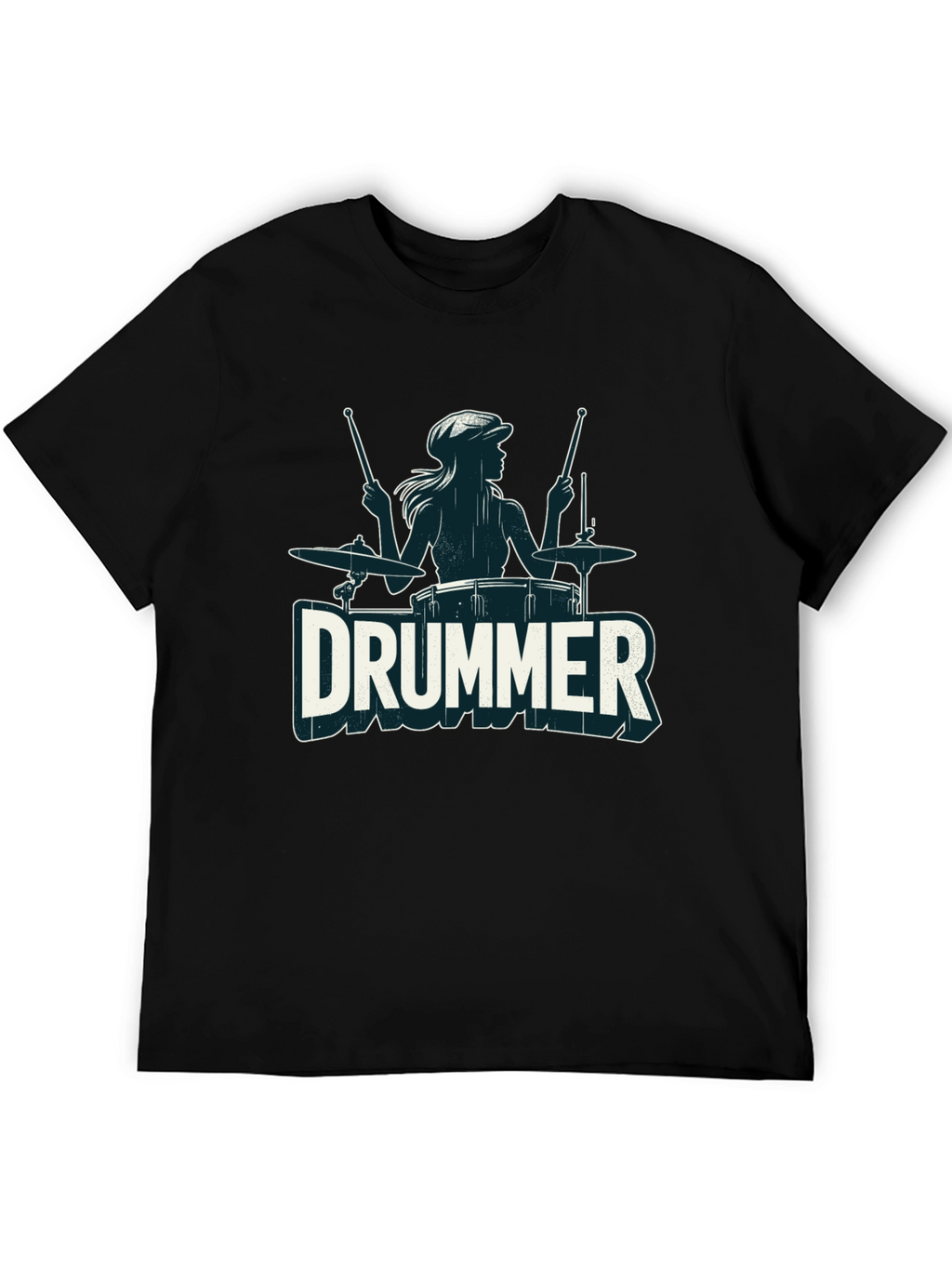 Drummer Girl T-Shirt - Music Lover Tee