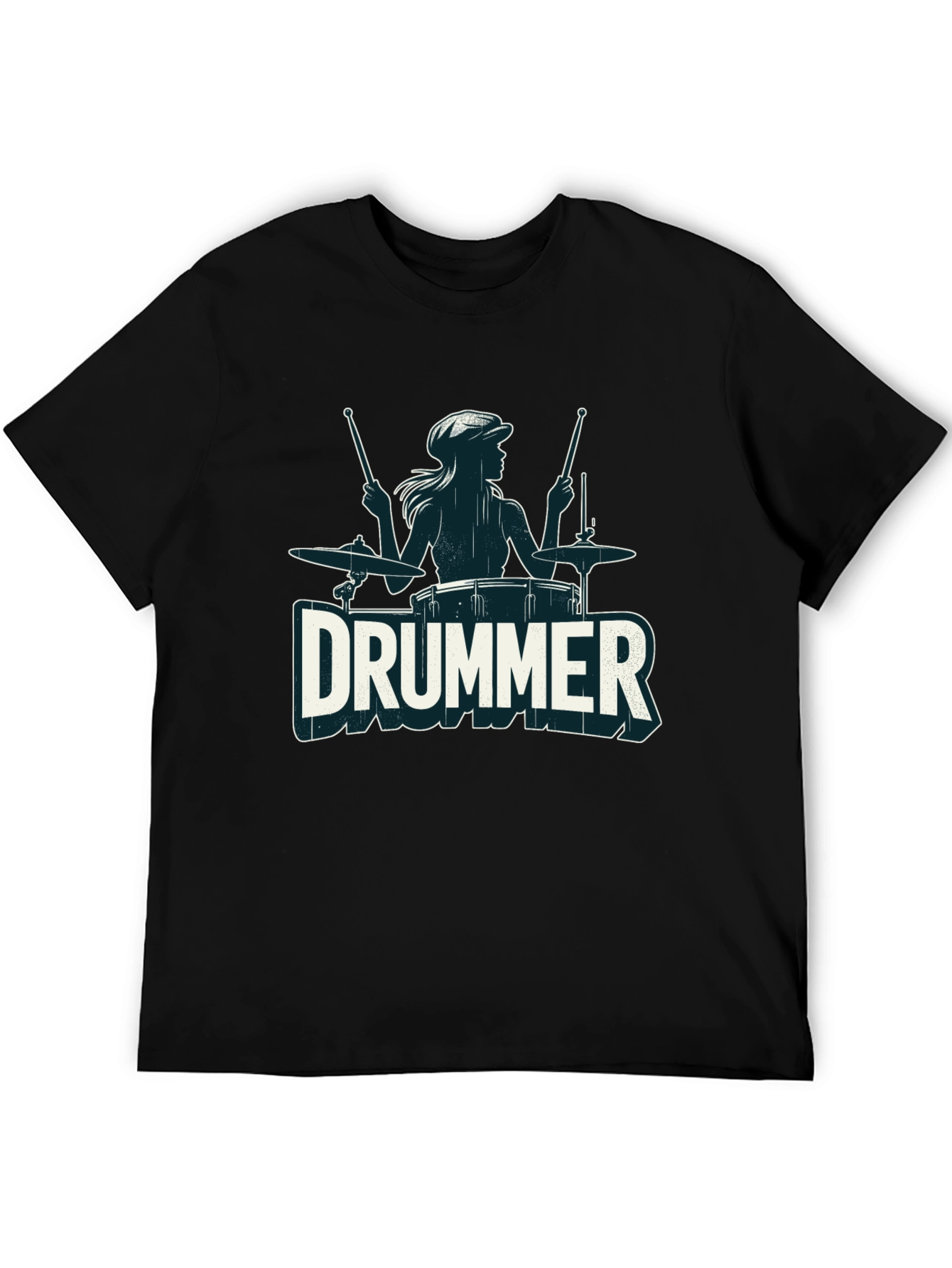 Drummer Girl T-Shirt - Music Lover Tee