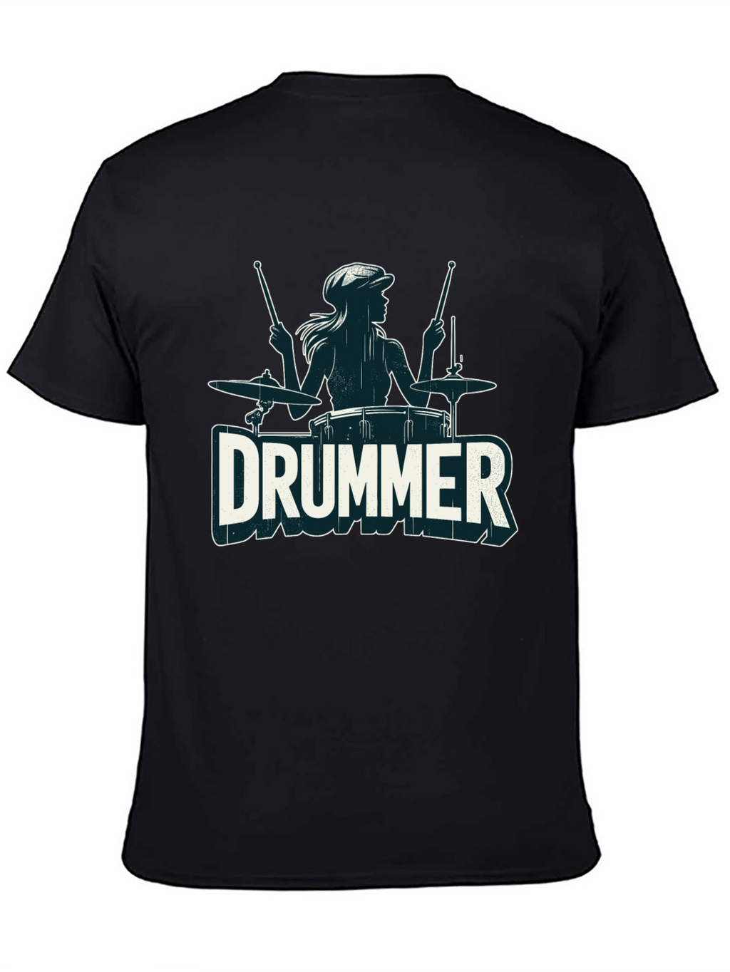 Drummer Girl T-Shirt - Music Lover Tee