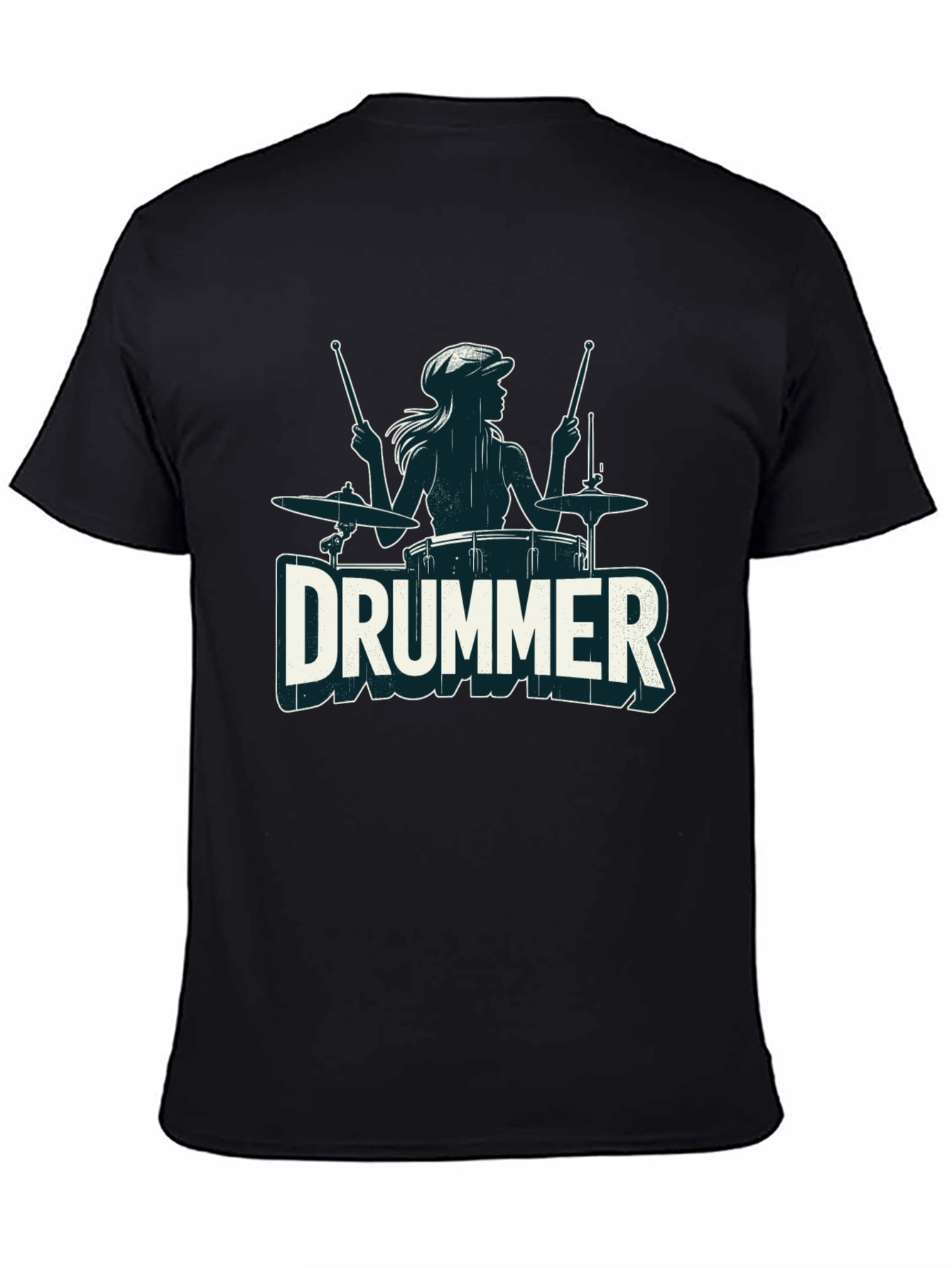Drummer Girl T-Shirt - Music Lover Tee