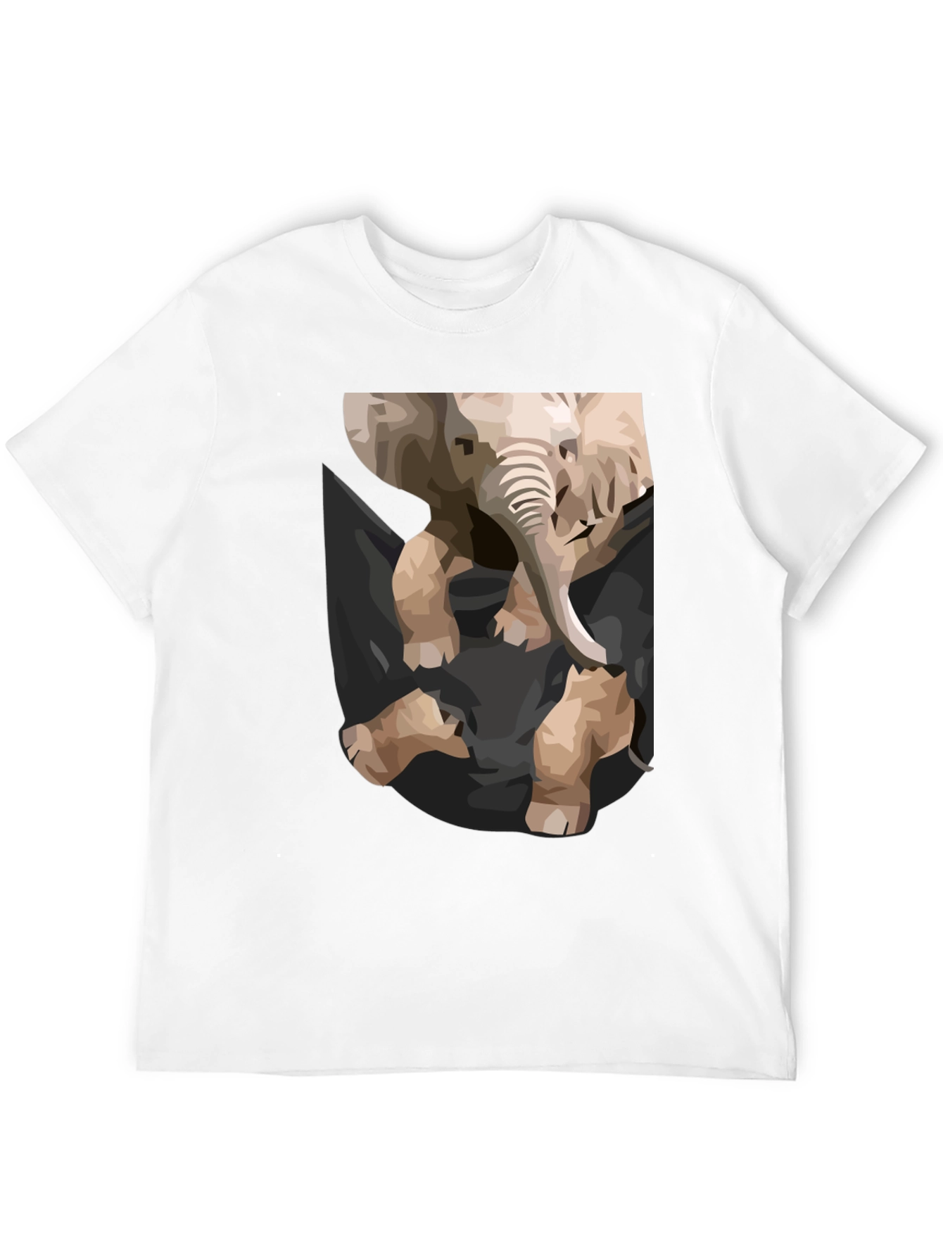 Elephant Pocket Graphic Tee - Casual Cool