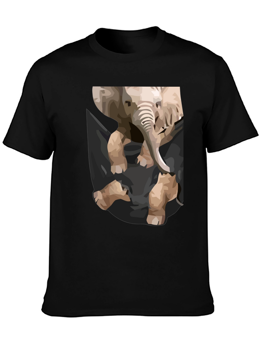 Elephant Pocket Graphic Tee - Casual Cool