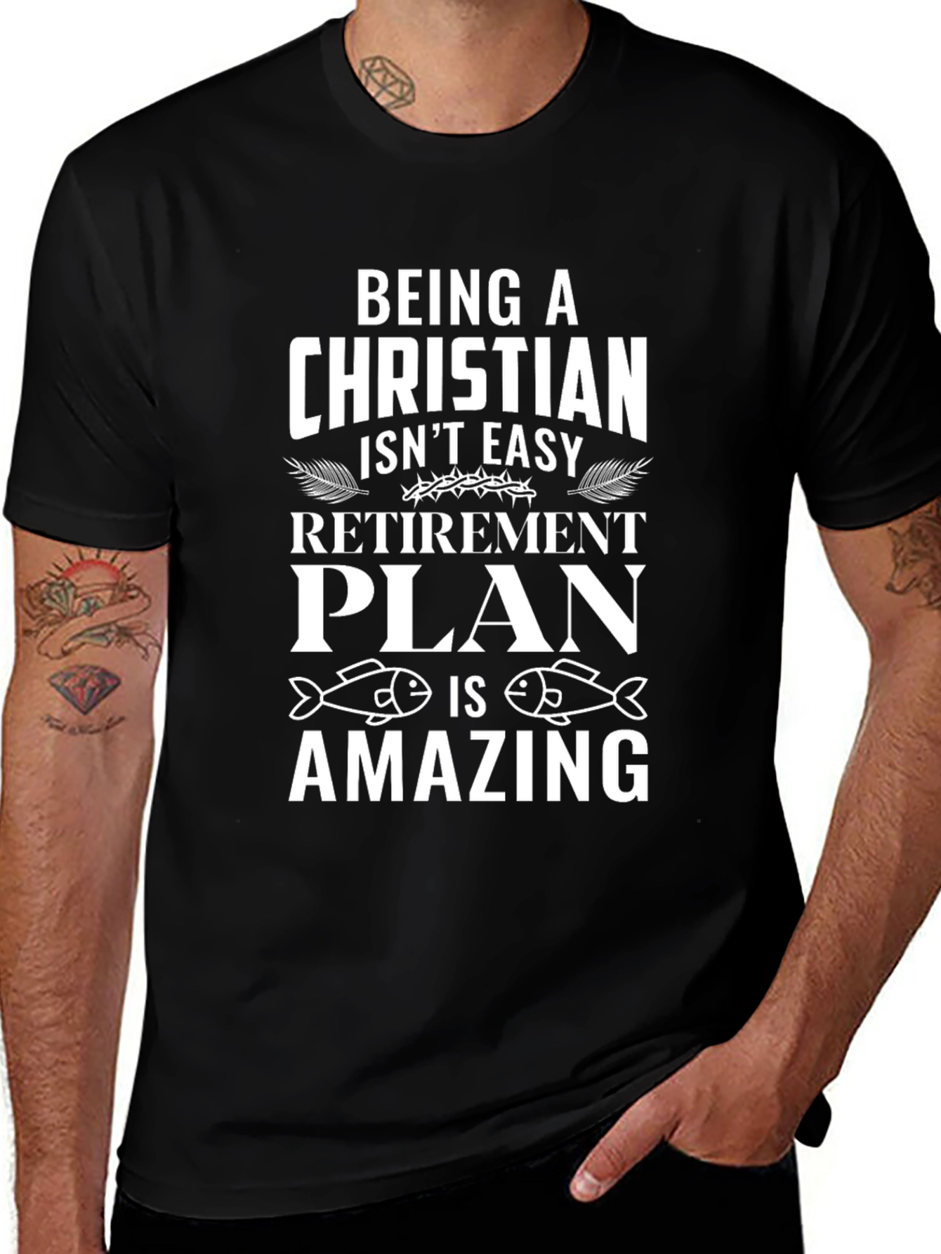 Christian Fishing Retirement Plan T-Shirt