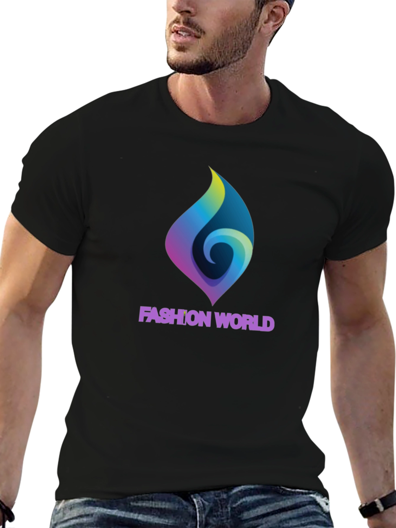 Fashion World Graphic Tee - Stylish Comfort