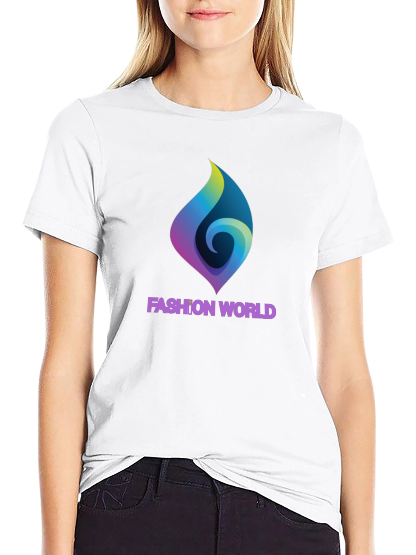 Fashion World Graphic Tee - Stylish Comfort