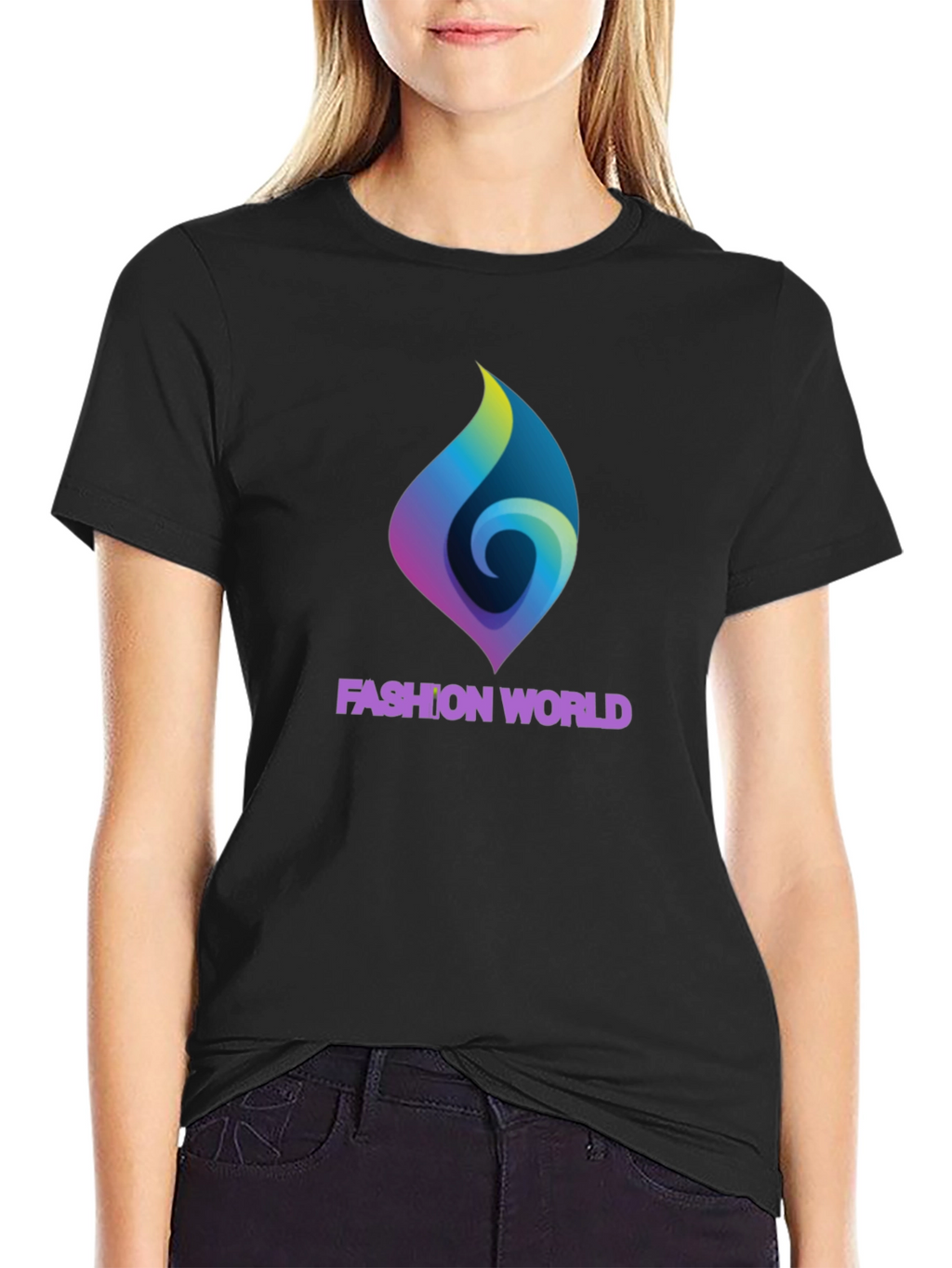 Fashion World Graphic Tee - Stylish Comfort