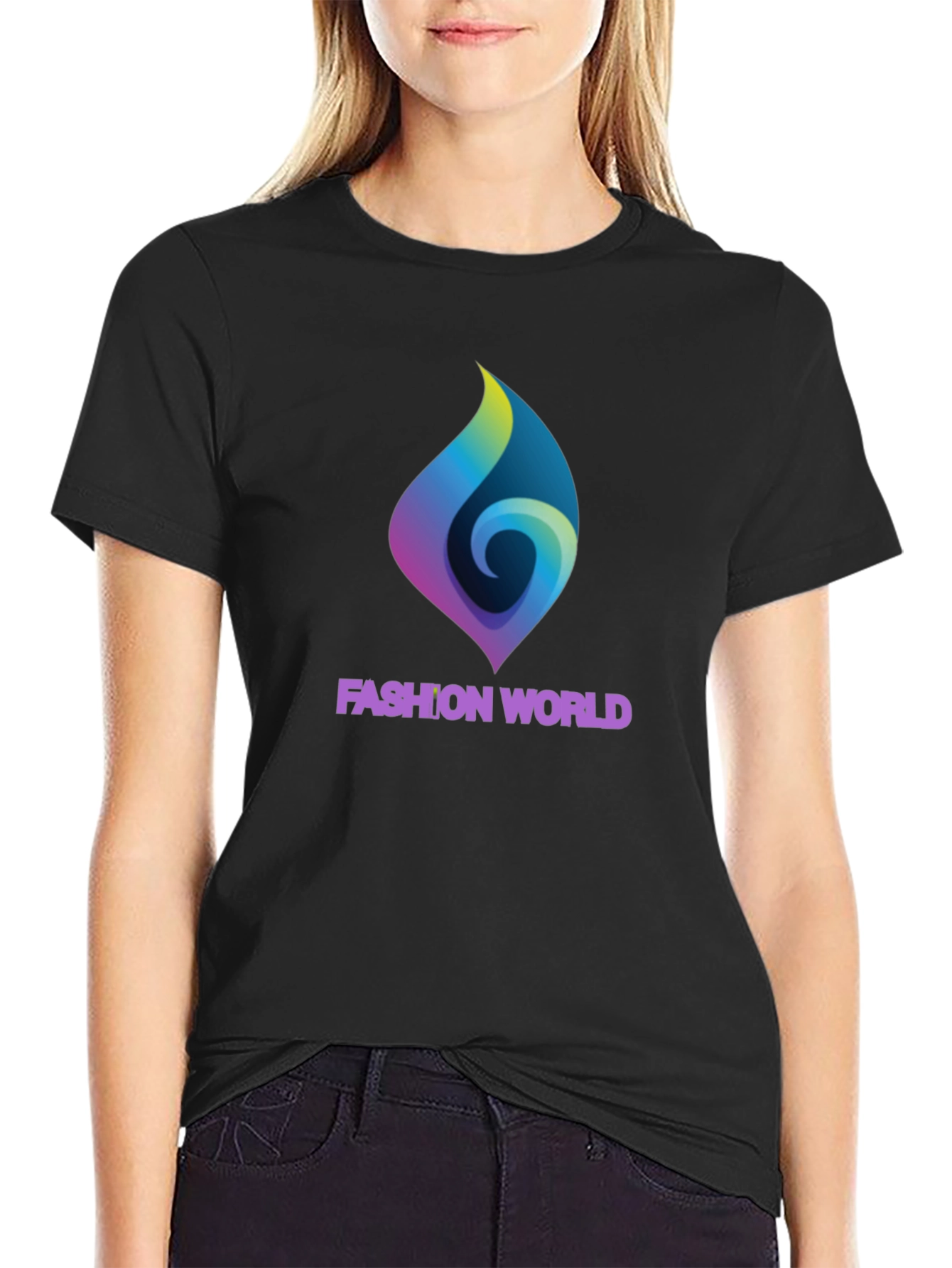 Fashion World Graphic Tee - Stylish Comfort