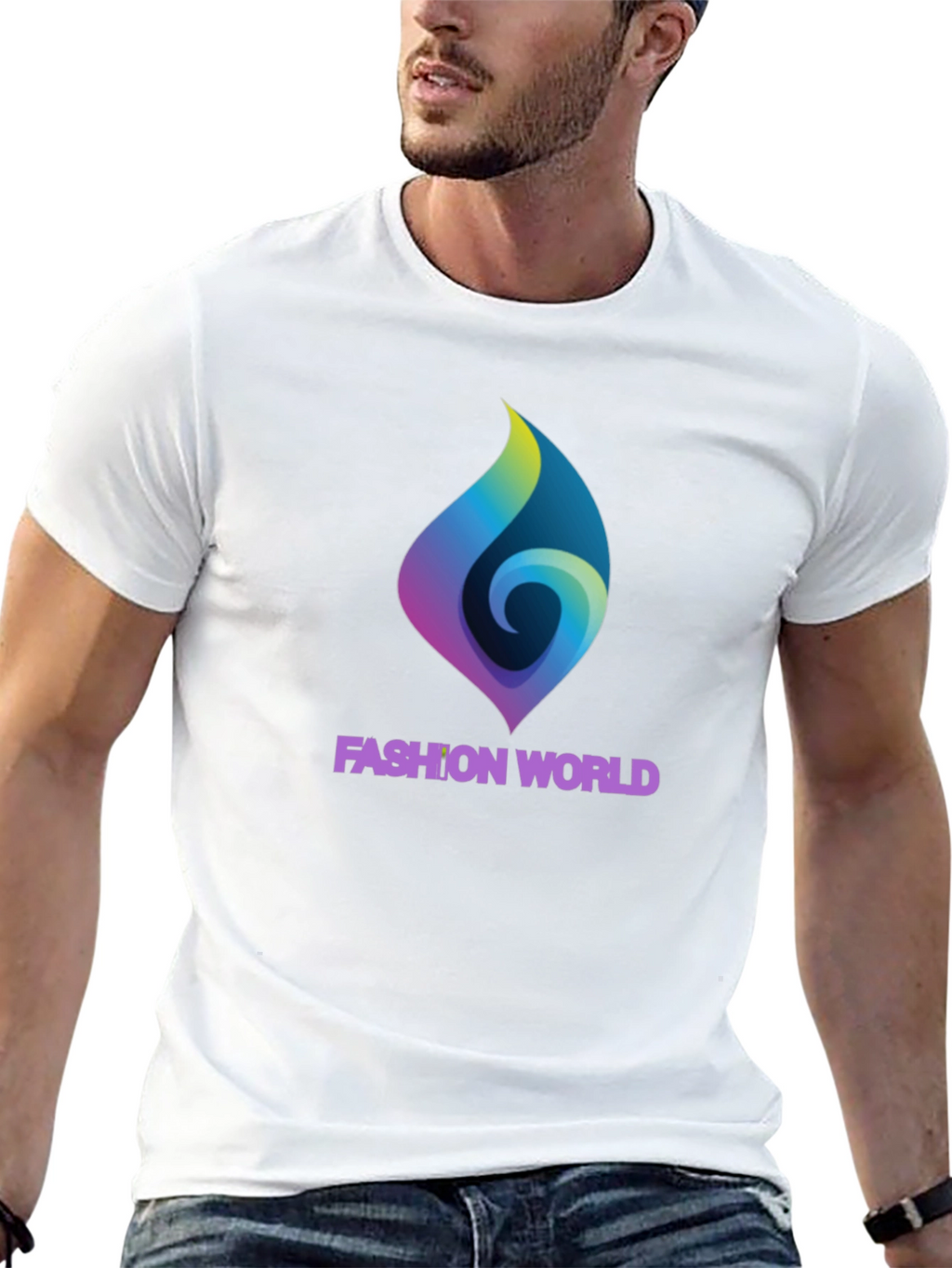 Fashion World Graphic Tee - Stylish Comfort