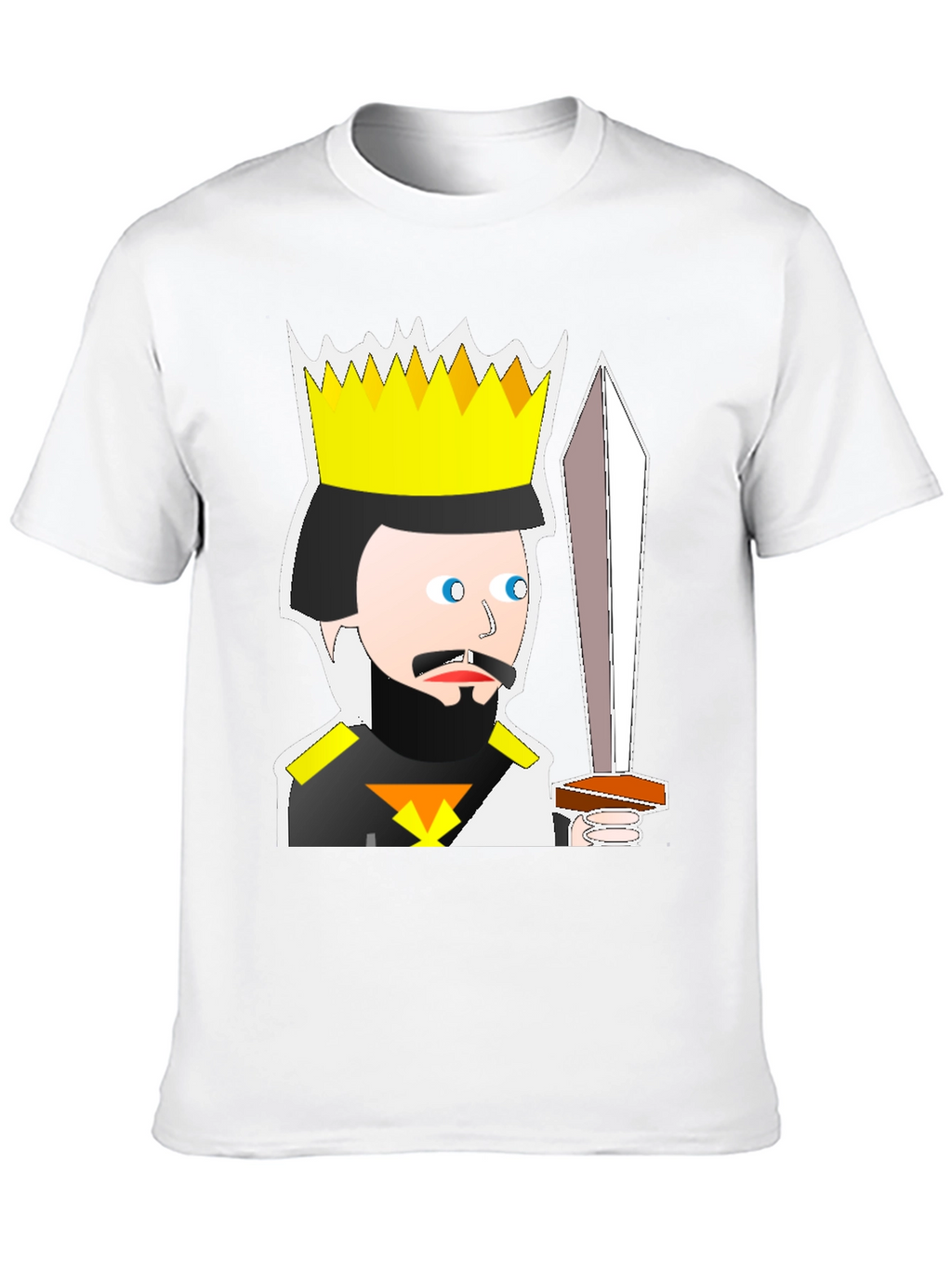King Cartoon T-Shirt: Medieval Humor Tee