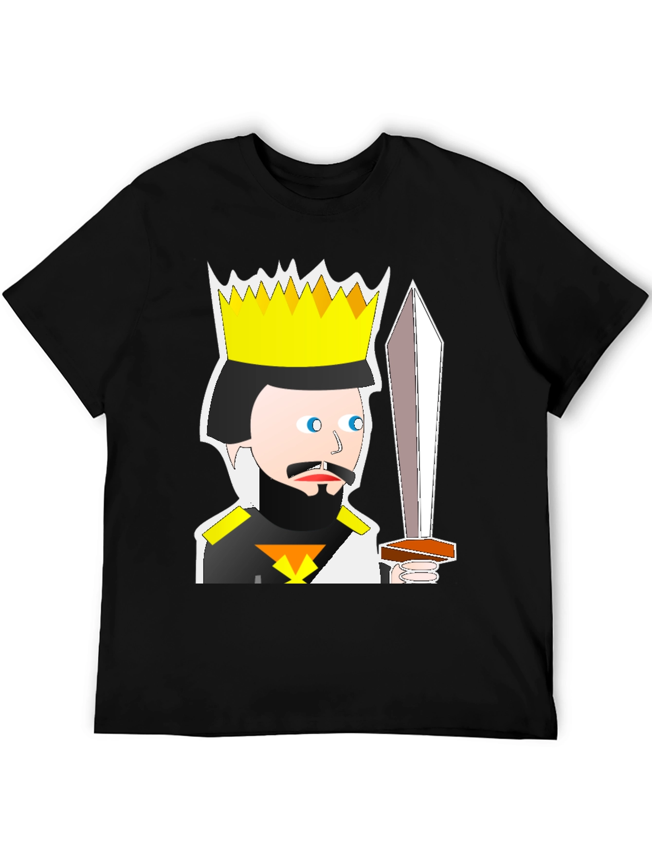 King Cartoon T-Shirt: Medieval Humor Tee